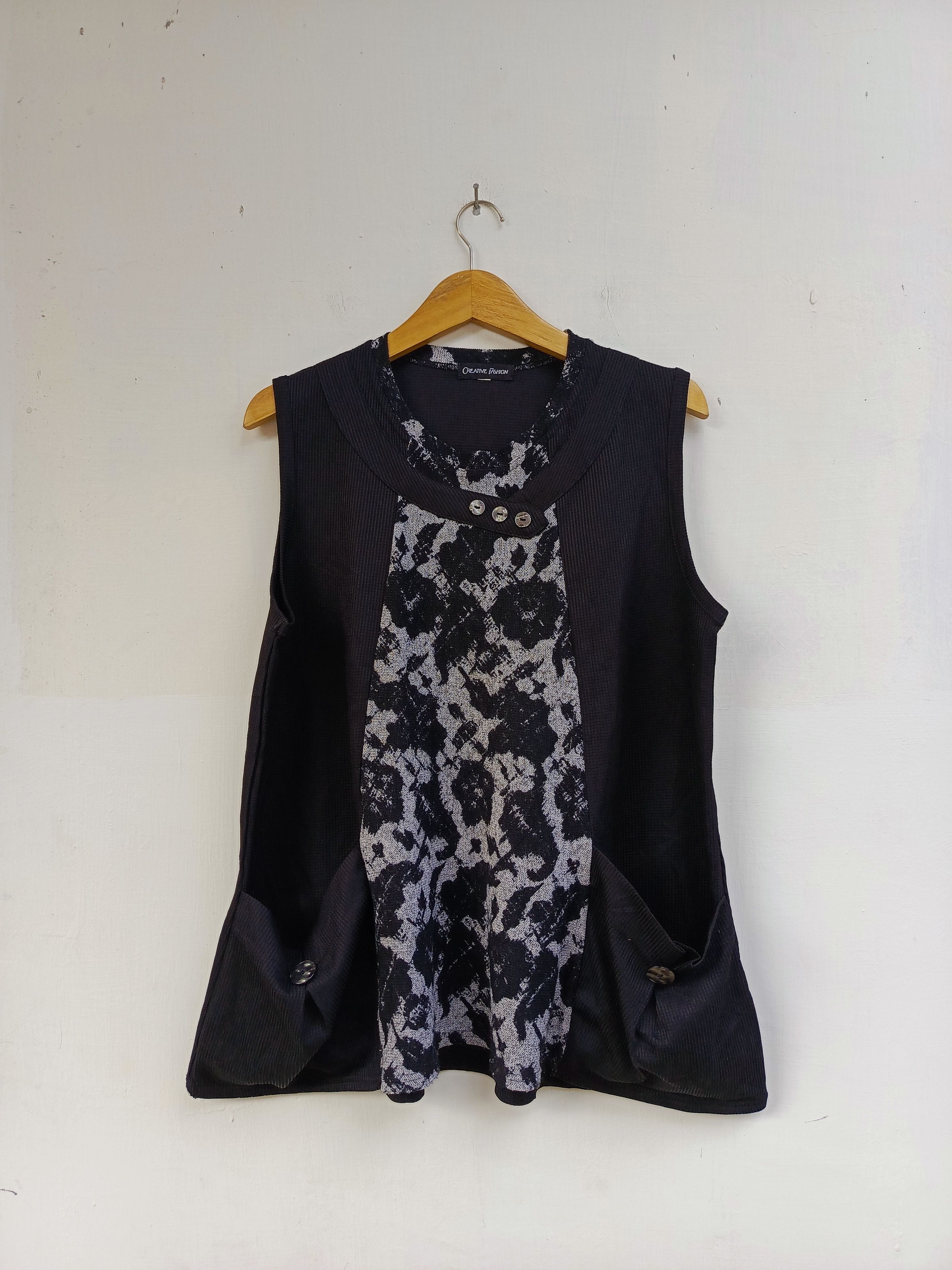 Japanese Brand Creative fashion black blouse Size M / US 6-8 / IT 42-44 - 1 Thumbnail