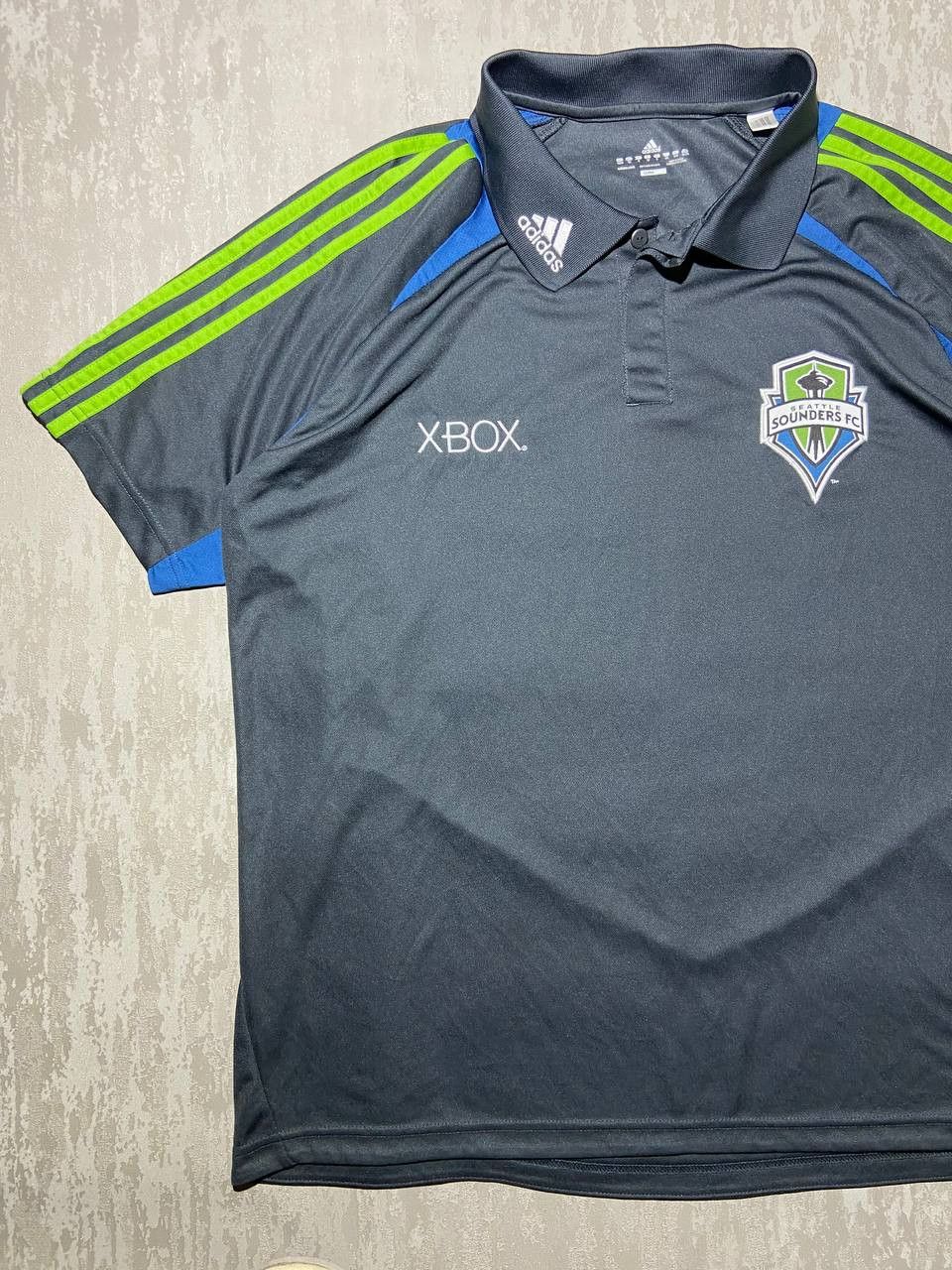 Adidas Vintage Adidas Seattle Sounders FC Training Shirt MLS Jersey Size US XL / EU 56 / 4 - 2 Thumbnail
