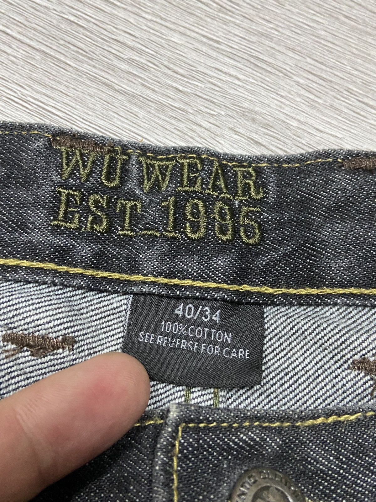 Wu-Tang Clan Wu tang clan RARE vintage big logo jeans rap skate Size US 40 / EU 56 - 8 Thumbnail