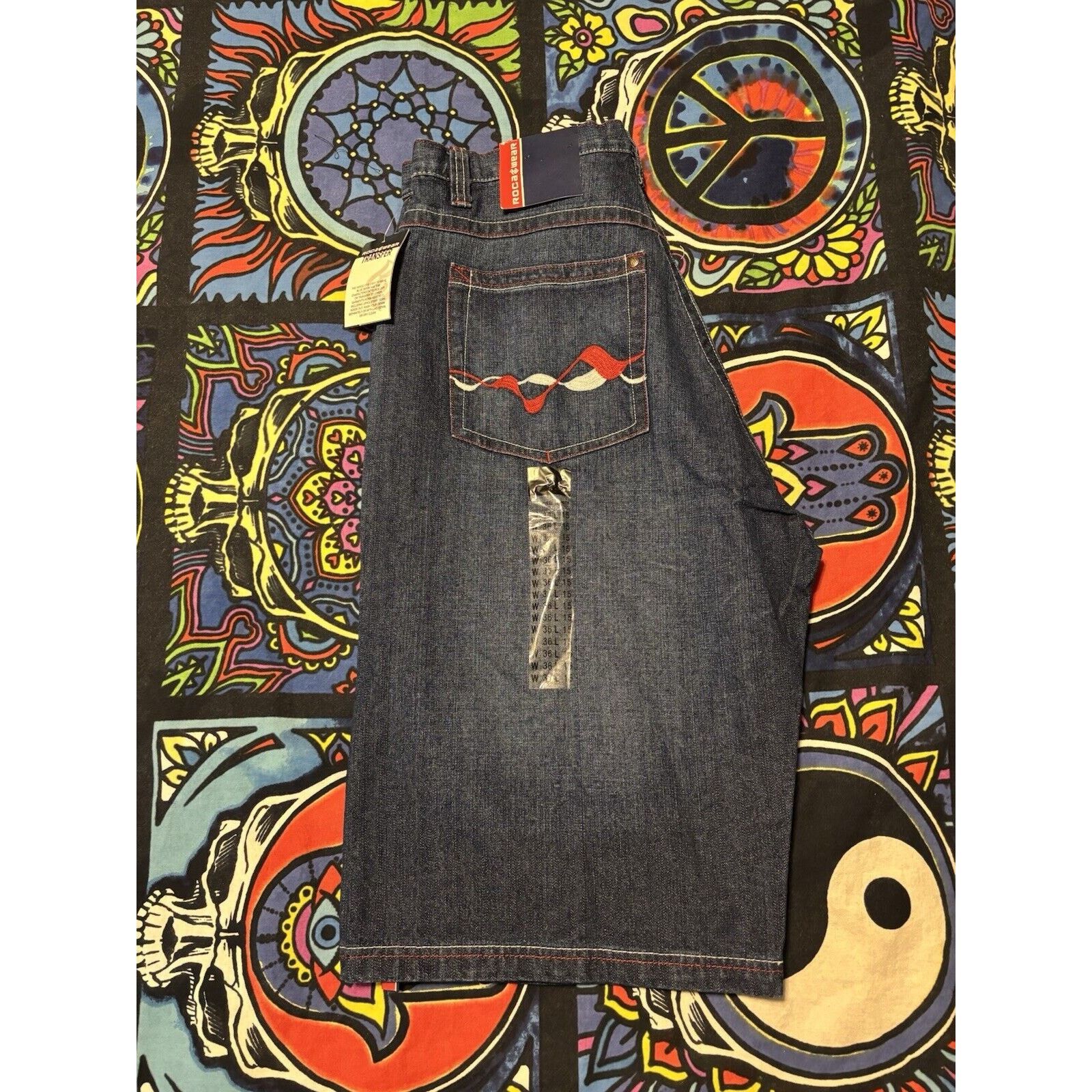 Rocawear y2k Rocawear deadstock jorts shorts W 36 NWT baggy hip hop Size US 26 / EU 42 - 7 Thumbnail