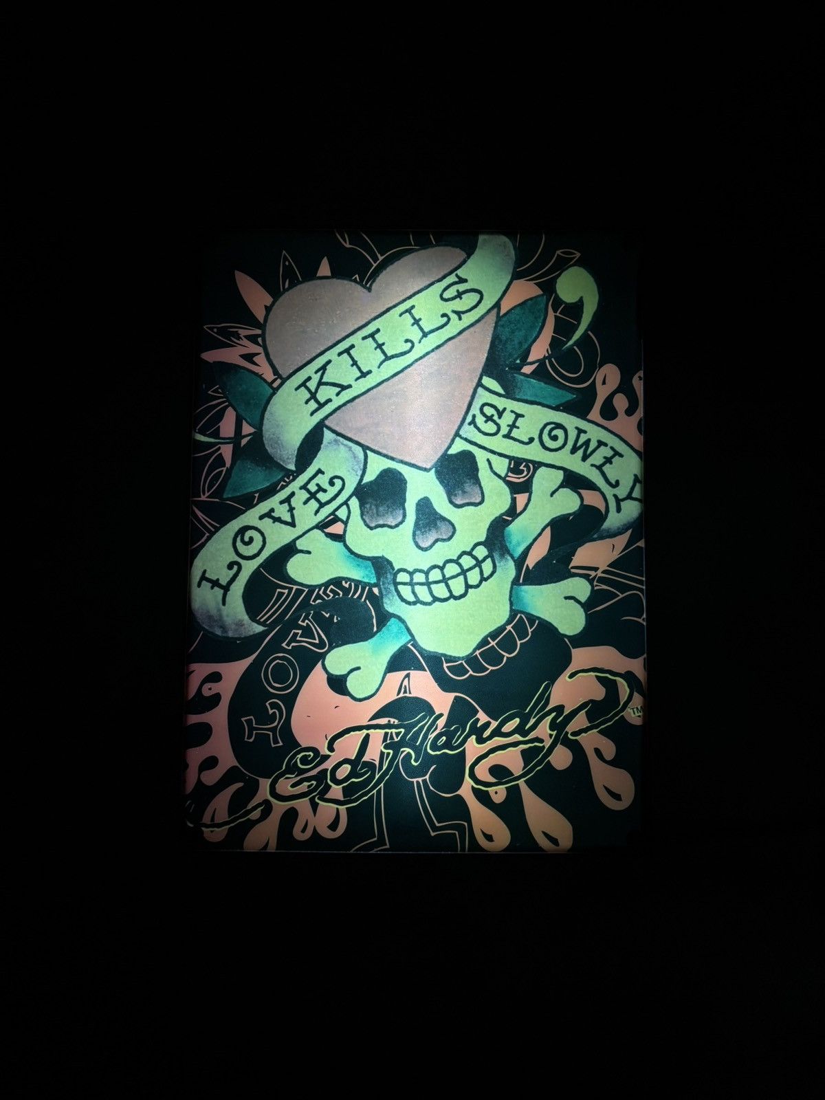 Christian Audigier × Ed Hardy × Vintage Vintage Ed Hardy Light Box Love Kills Slowly Home Goods Lamp Size ONE SIZE - 6 Thumbnail