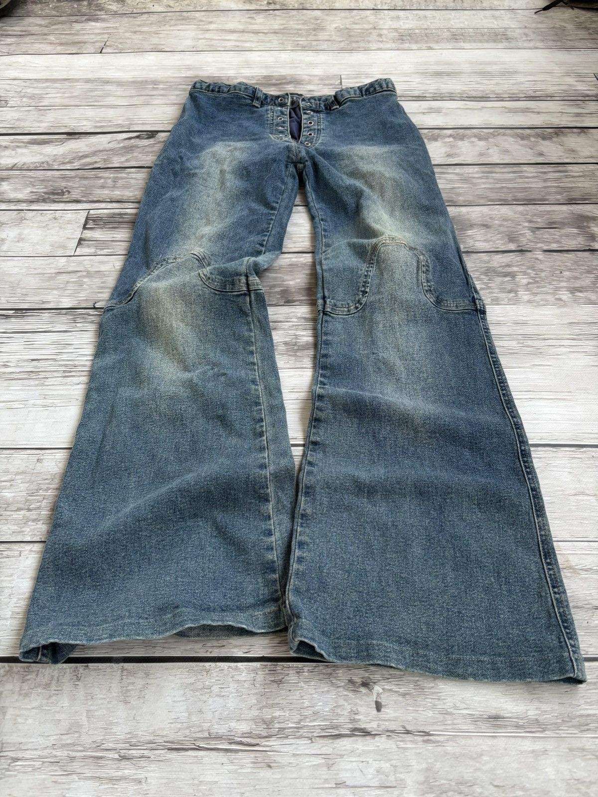 Hysteric Glamour × Japanese Brand 💥WASHED HYSTERIC GLAMOUR BALENCIAGA STYLE JAPANESE JEANS Size US 32 / EU 48 - 1 Thumbnail