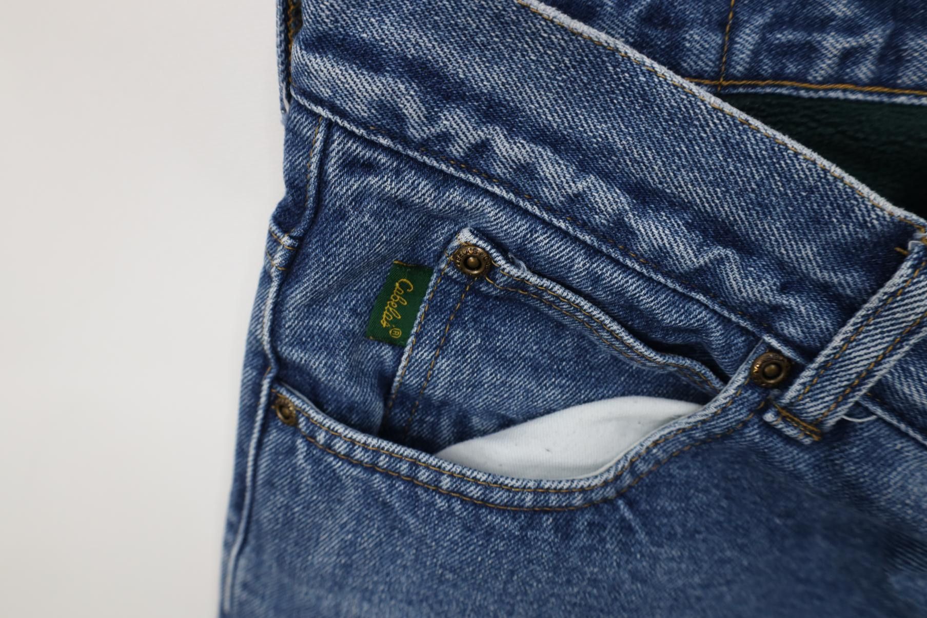 Cabelas Vintage 90s Cabelas Heavyweight Fleece Lined Denim Jeans Size US 32 / EU 48 - 10 Thumbnail