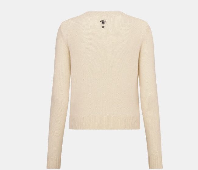 Dior o1w1db11124 Embroidered Sweater in Multicolor Size L / US 10 / IT 46 - 2 Thumbnail