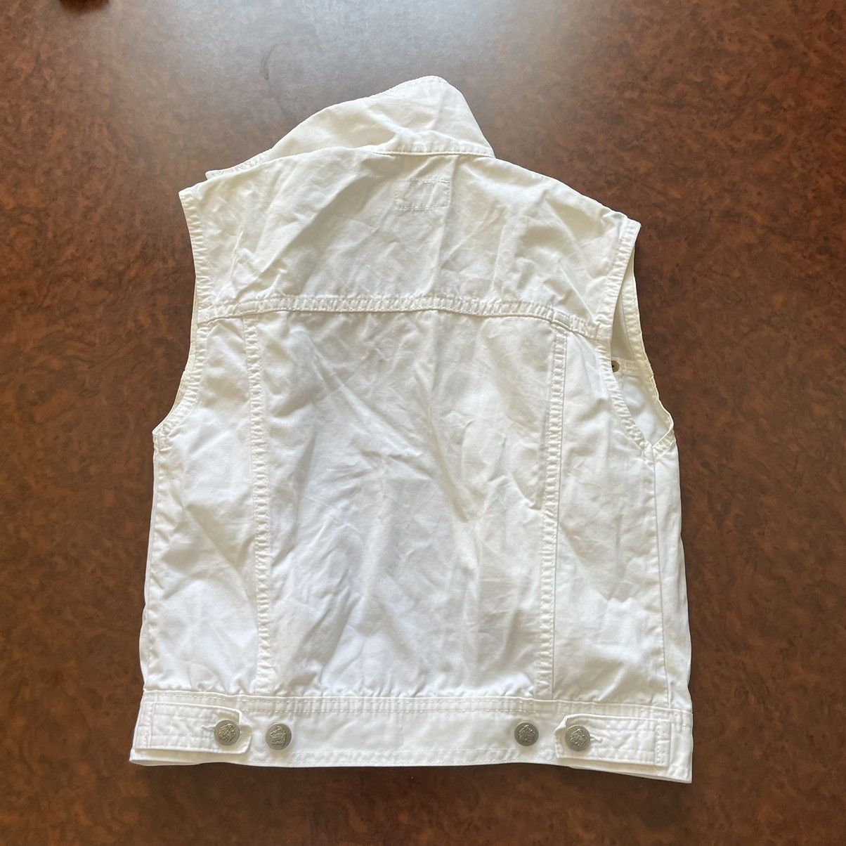 If Six Was Nine × Versace Versace 90s vest white jacket old money luxury Italy Size XS / US 0-2 / IT 36-38 - 4 Thumbnail