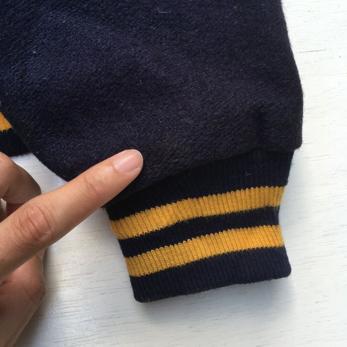 Vintage Vintage Michigan Wool Varsity Jacket Gem Sportswear Size US L / EU 52-54 / 3 - 12 Thumbnail
