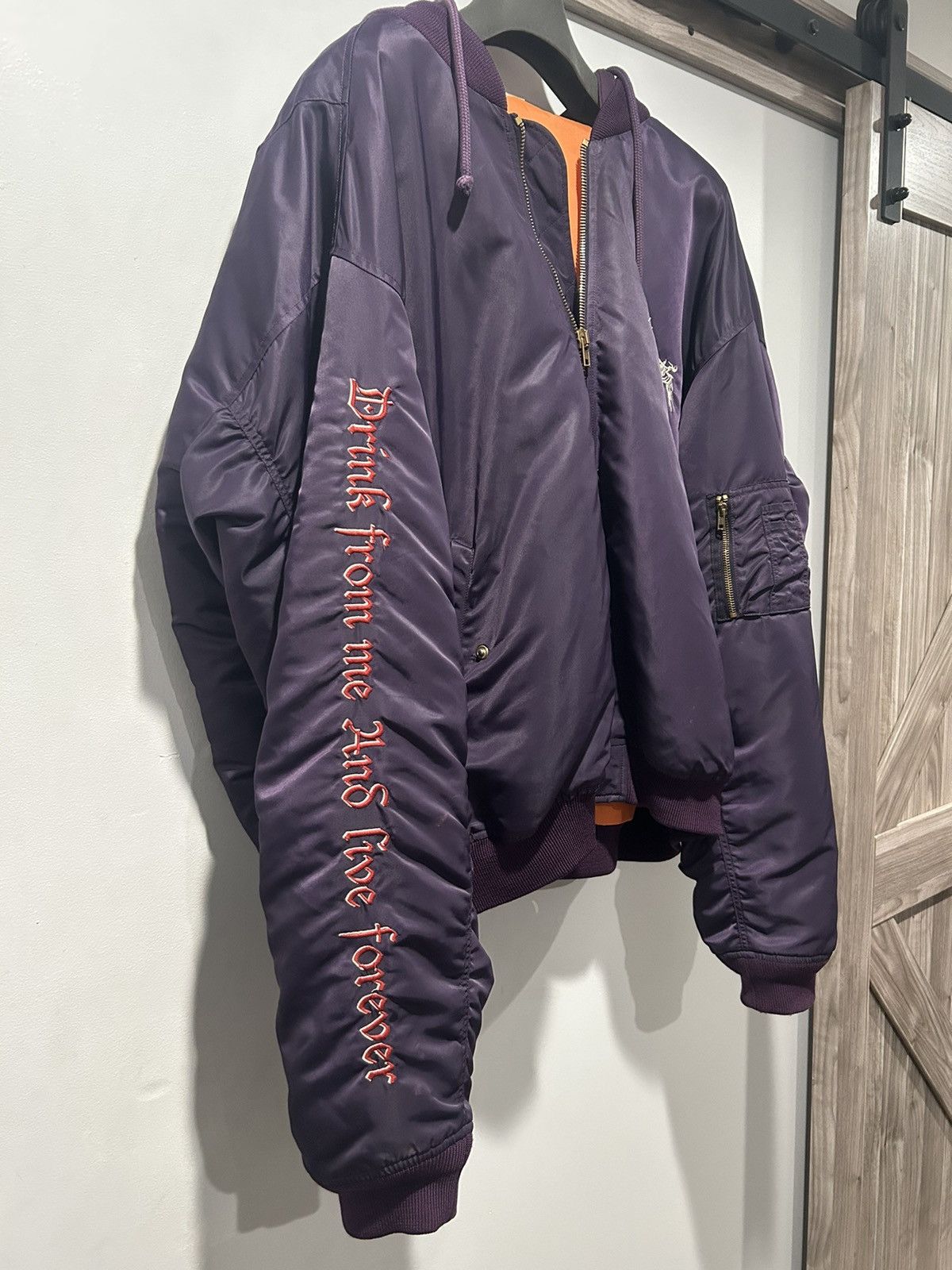 Vetements Vetements Total Fucking Darkness TFD bomber jacket Size US S / EU 44-46 / 1 - 5 Thumbnail