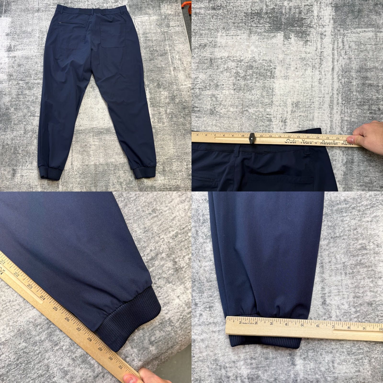 Footjoy FootJoy HYPR Joggers Mens 38x30 Navy Blue Tapered Travel Pants Socks? Size US 38 / EU 54 - 8 Thumbnail