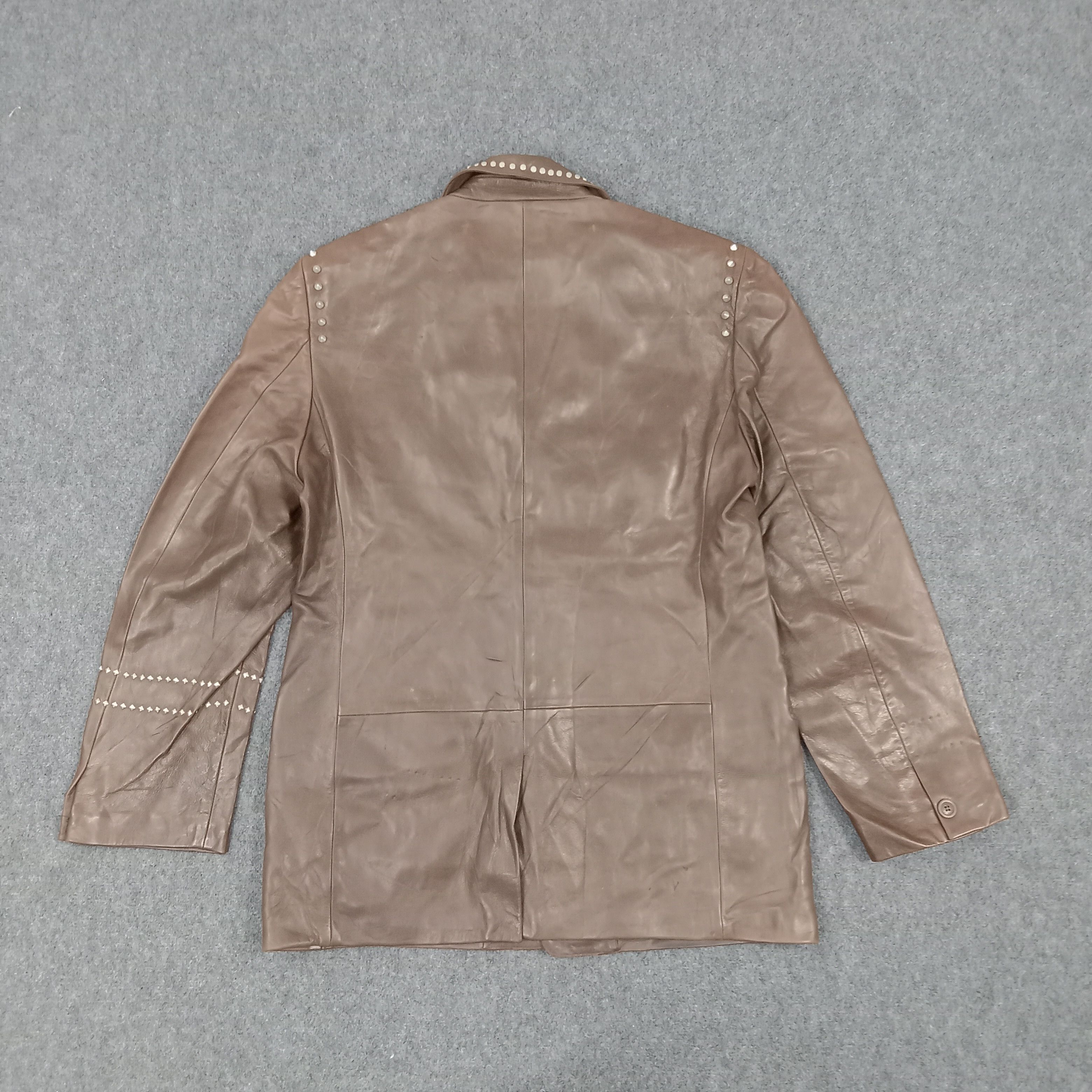 If Six Was Nine × Versace × Vintage Gianni Versace Italian Brand Leather Jacket Size US M / EU 48-50 / 2 - 6 Thumbnail