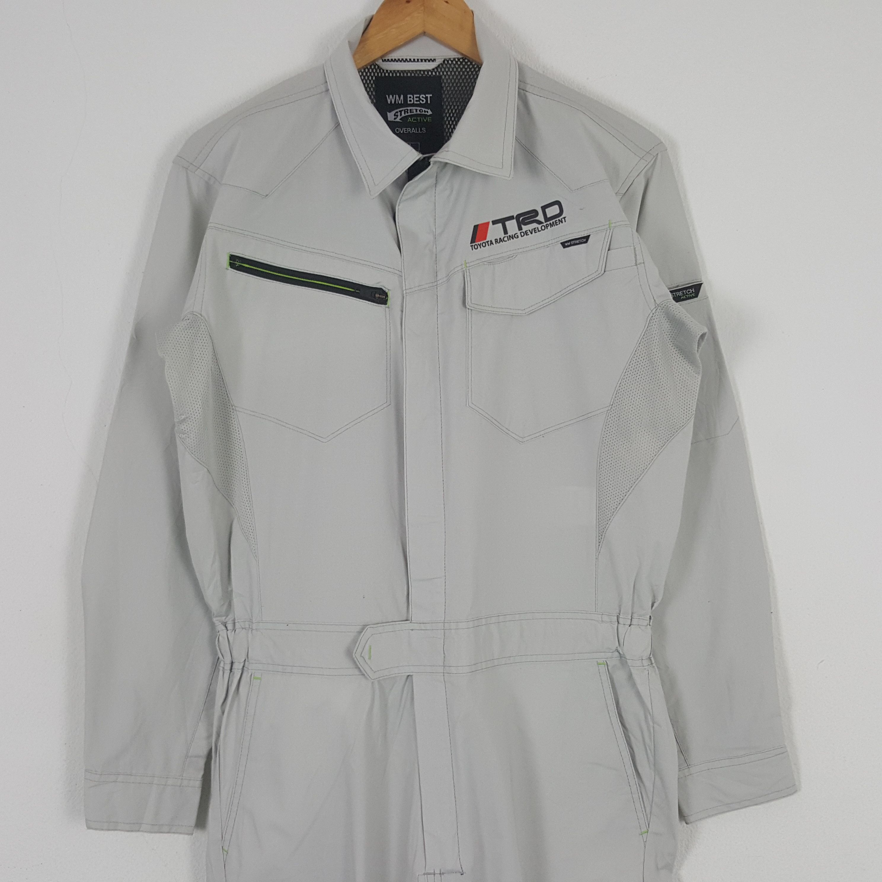 Japanese Brand × Vintage Vintage Toyota Racing Development TRD Coveral Jacket C286N17 Size US M / EU 48-50 / 2 - 5 Thumbnail