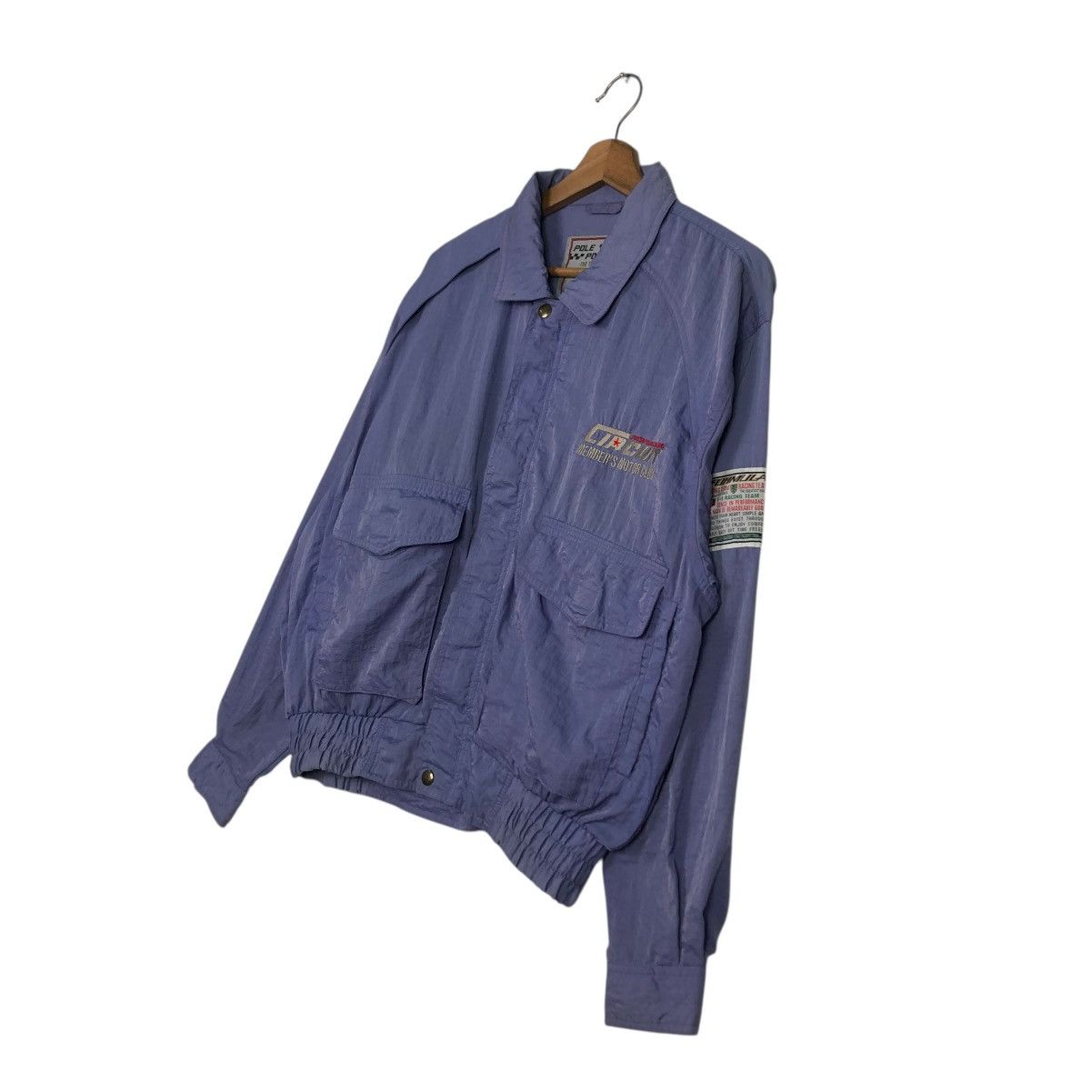 Japanese Brand 🔥LIGHT BABY PURPLE BOMBER JACKET FORMULA 1 RACING WEAR Size US M / EU 48-50 / 2 - 4 Thumbnail