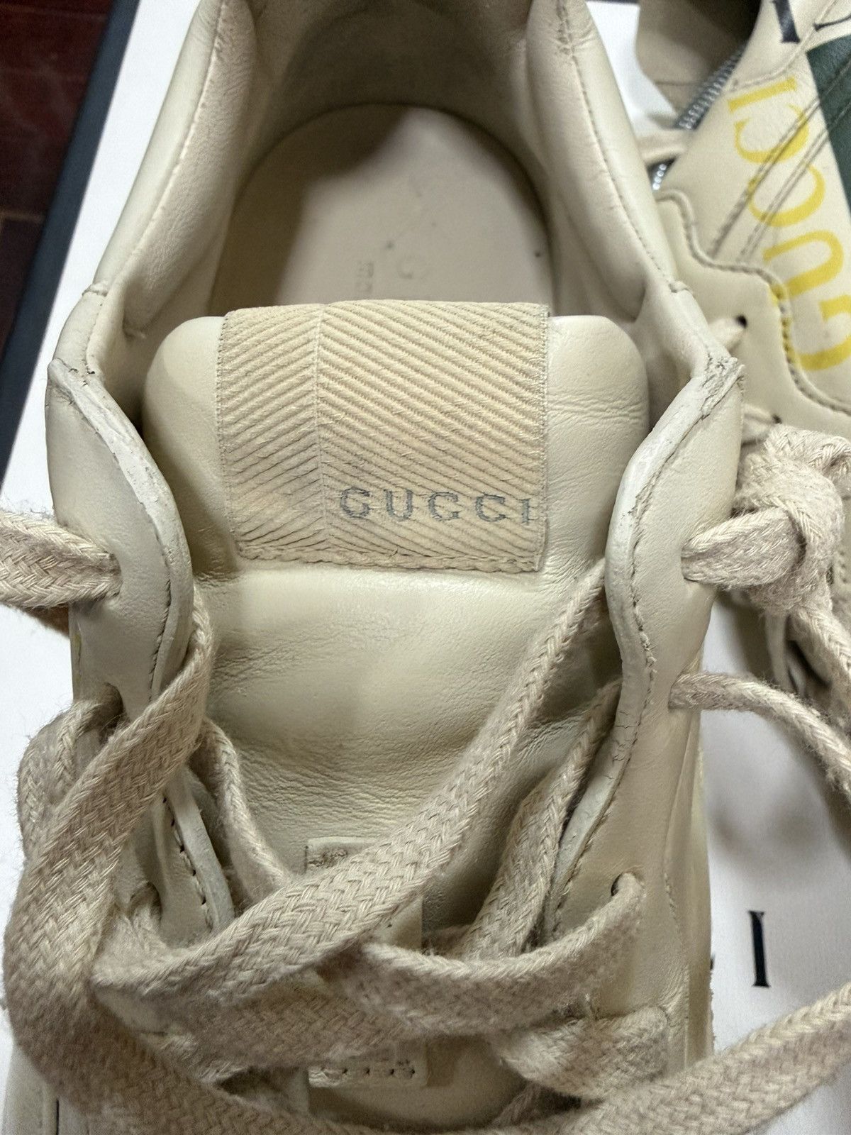 Gucci Gucci Rhyton Leather Sneakers Size US 9 / EU 42 - 8 Thumbnail