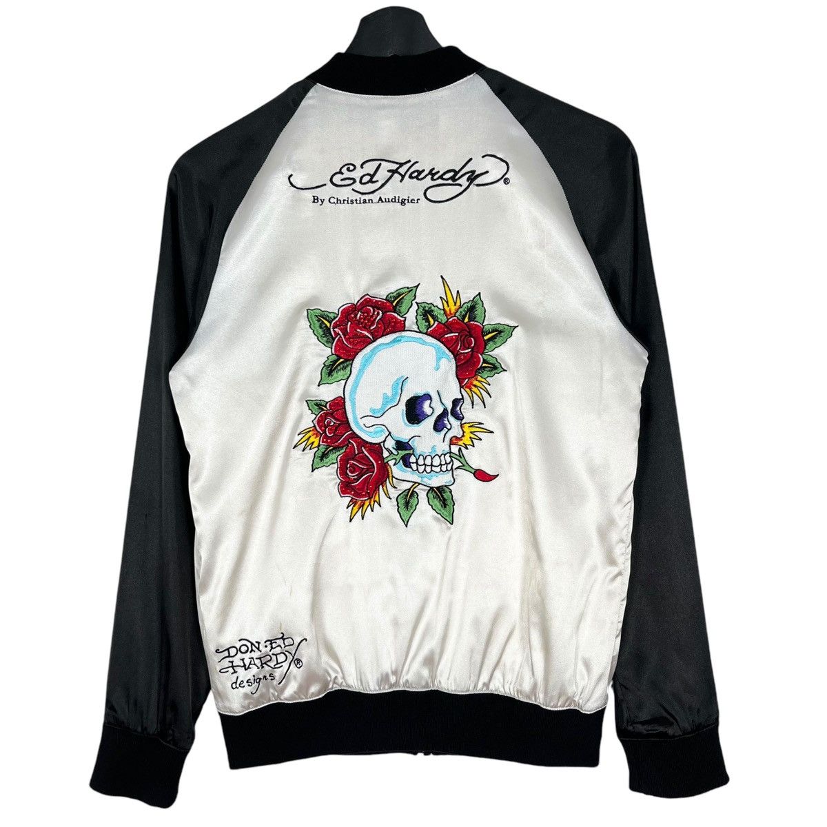 Christian Audigier × Ed Hardy Ed Hardy by Christian Audigier Women’s Sukajan Jacket Size S / US 4 / IT 40 - 1 Thumbnail