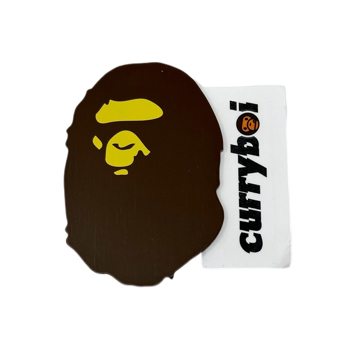 Bape Bape Ape Head Bamboo Coaster Brown Size ONE SIZE - 6 Thumbnail