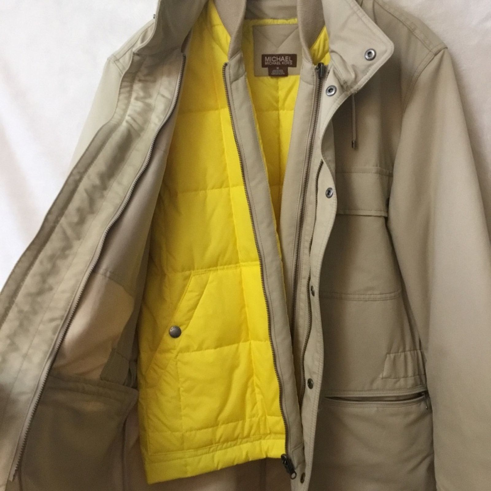 Michael Kors Michael Kors Beige 3-in-1 Jacket with Removable Vest Size US M / EU 48-50 / 2 - 8 Thumbnail
