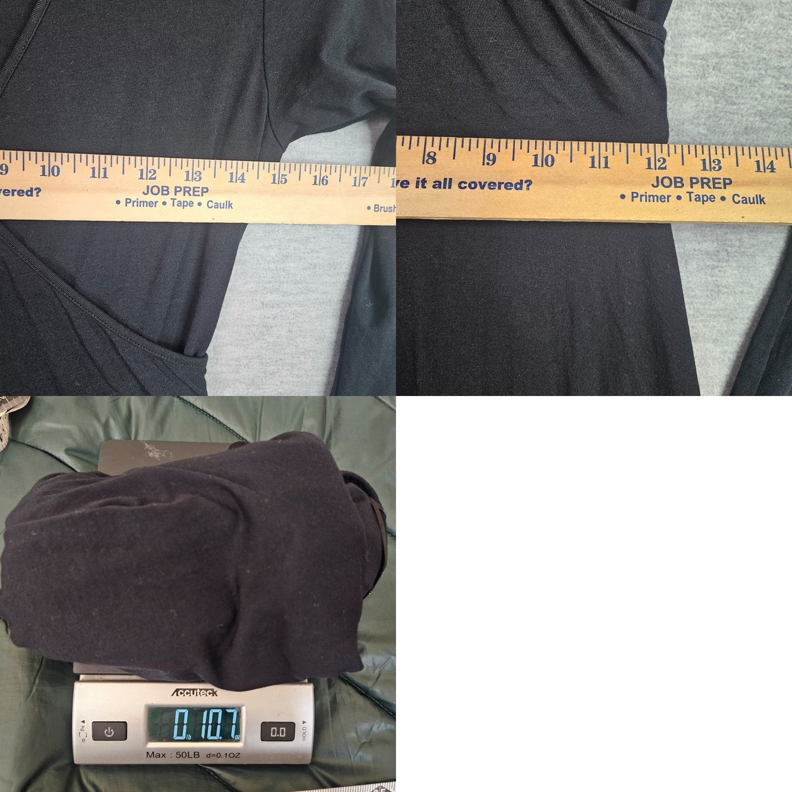 Vintage TART Wrap Dress Shirt Ladies Black Long Sleeve V-Neck Stretch Mod al Size S Small Knee Length Vintage No Size S / US 4 / IT 40 - 8 Thumbnail