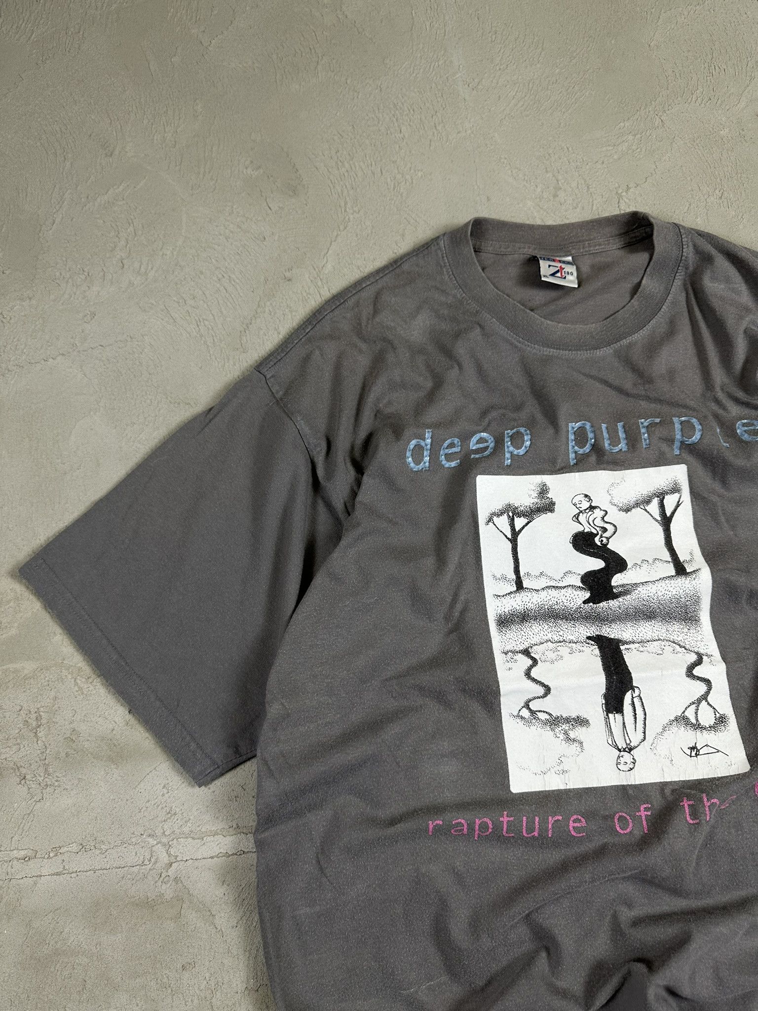 Band Tees 00s Vintage Deep Purple Reparture of The Deeop Tour T-shirt Size US XL / EU 56 / 4 - 6 Thumbnail