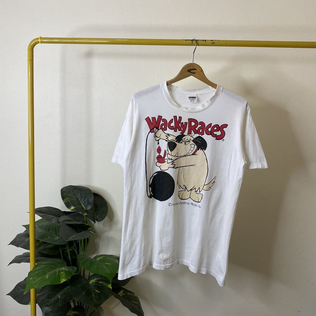 Vintage 1990s Wacky Races Hanna Barbera Cartoon T Shirt Size US M / EU 48-50 / 2 - 1 Thumbnail