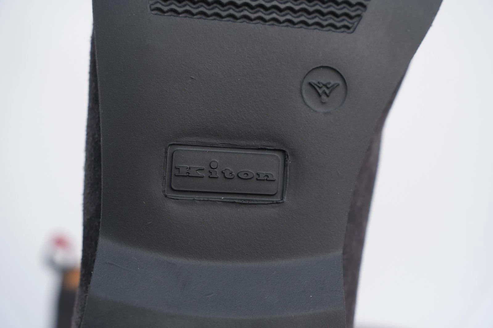 Kiton NEW Kiton Fly Loafers in Anthracite Suede UK 8 / US 9 /EU 42 Size US 9 / EU 42 - 9 Thumbnail