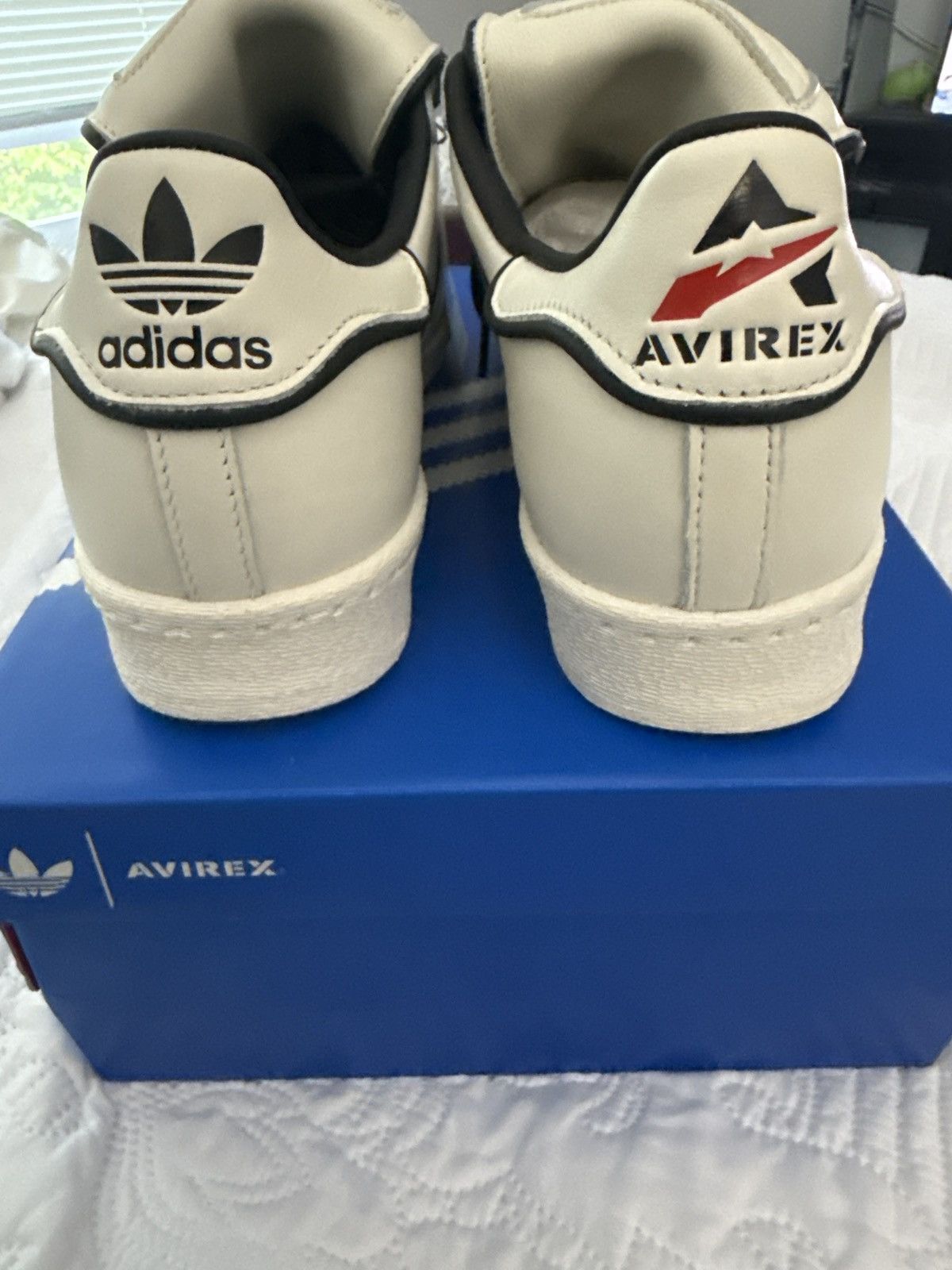 Adidas Adidas x Avirex Superstars Size US 11.5 / EU 44-45 - 6 Thumbnail
