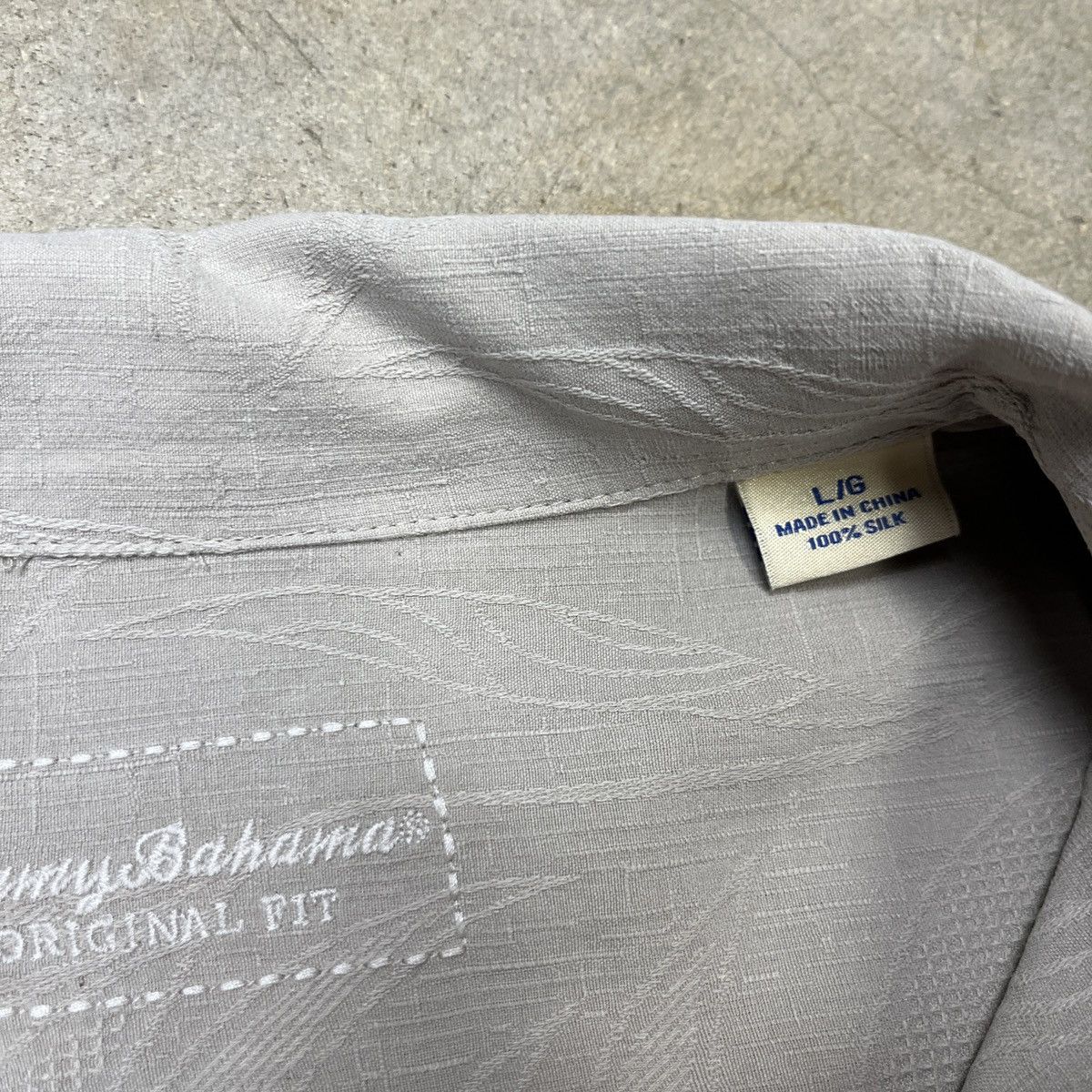 Tommy Bahama Tommy Bahama Silk Camp Collar Loop Beige Large Size US L / EU 52-54 / 3 - 3 Thumbnail