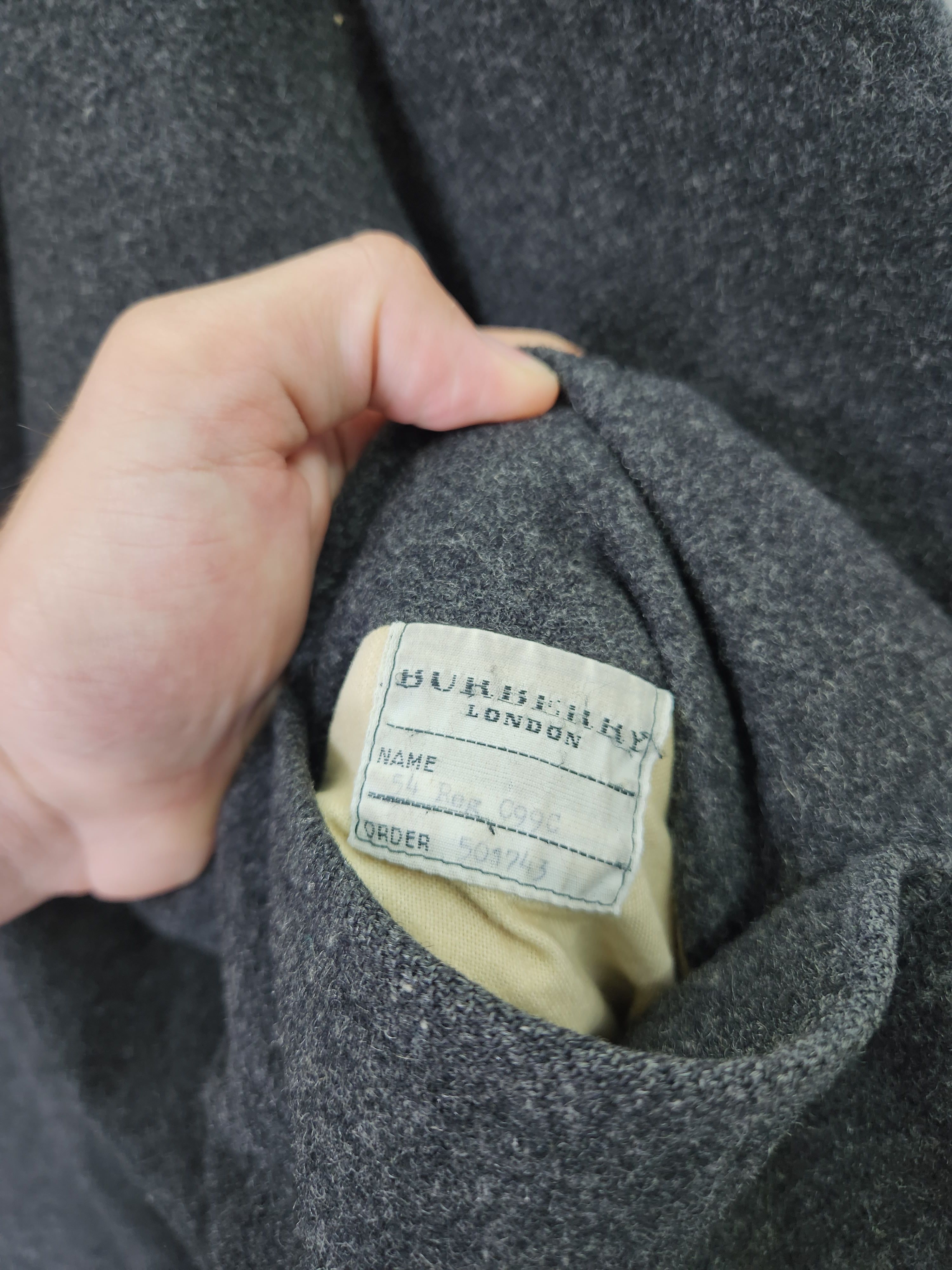 Burberry Burberry london wool and camel hair overcoat button ups Size US XL / EU 56 / 4 - 13 Thumbnail