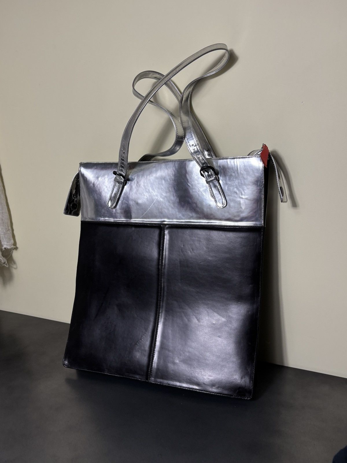 Barena Venezia × Other × SSSR Venezia Stephen Venezia Leather Tote Bag Large Metallic Vintage Bags Size ONE SIZE - 7 Thumbnail