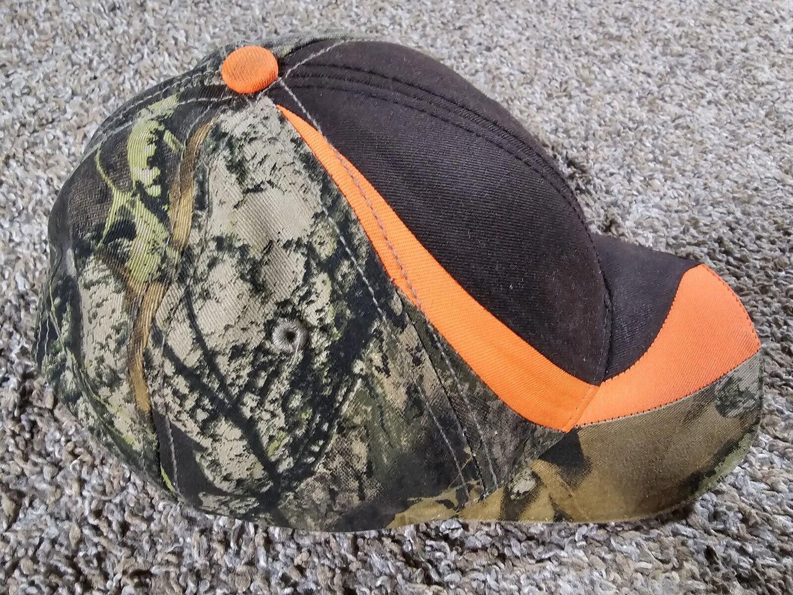Designer Toyota Camo Hat Camouflage Orange Strap Back Hook Loop Size ONE SIZE - 4 Thumbnail