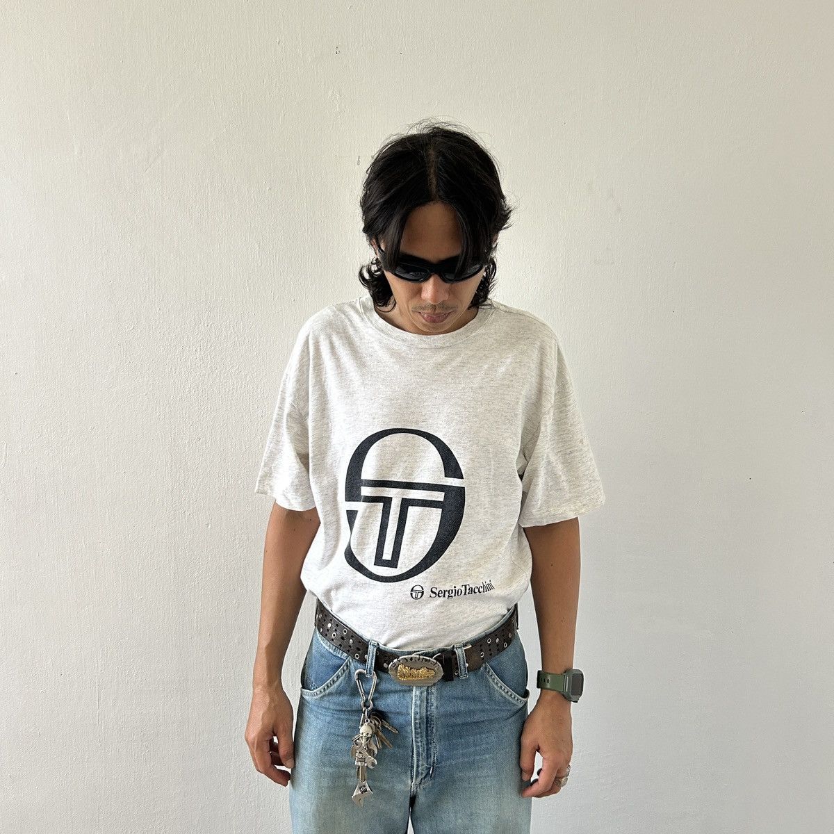 Sergio Tacchini × Vintage 1990s Sergio Tacchini - Essential Top Size US L / EU 52-54 / 3 - 3 Thumbnail