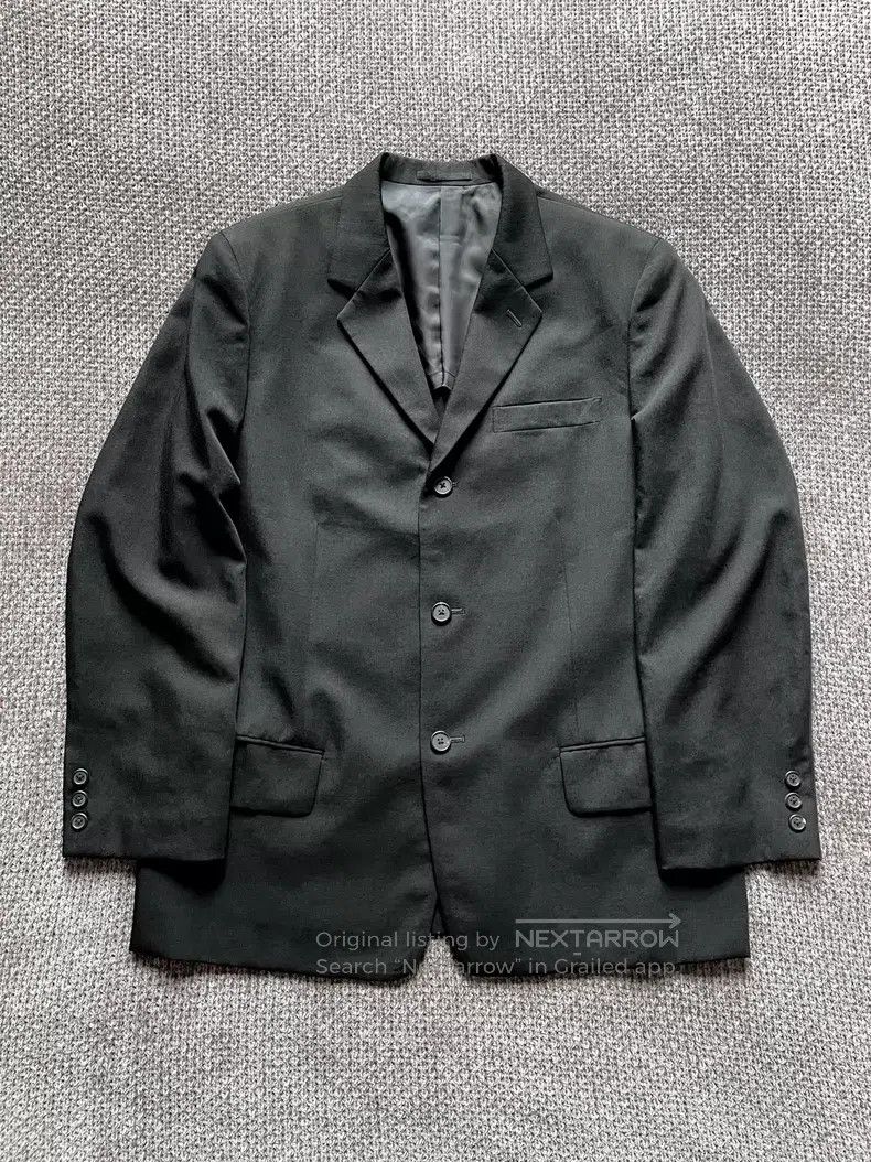 Yohji Yamamoto Yohji Yamamoto 99ss Black Wool Suit Jacket Size US S / EU 44-46 / 1 - 1 Thumbnail