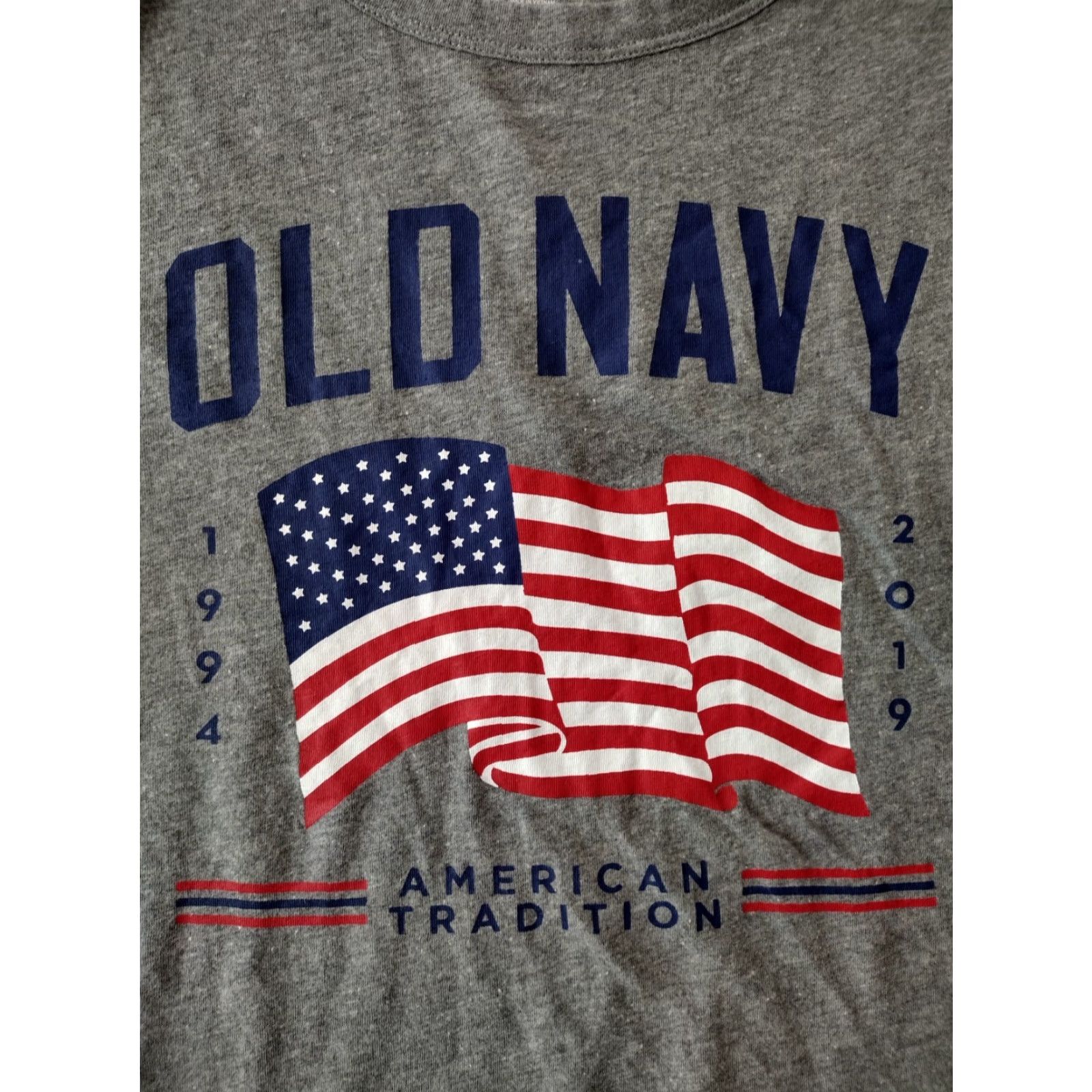 Old Navy Old Navy American Tradition T Shirt Unisex size XL Gray Size US XL / EU 56 / 4 - 7 Thumbnail