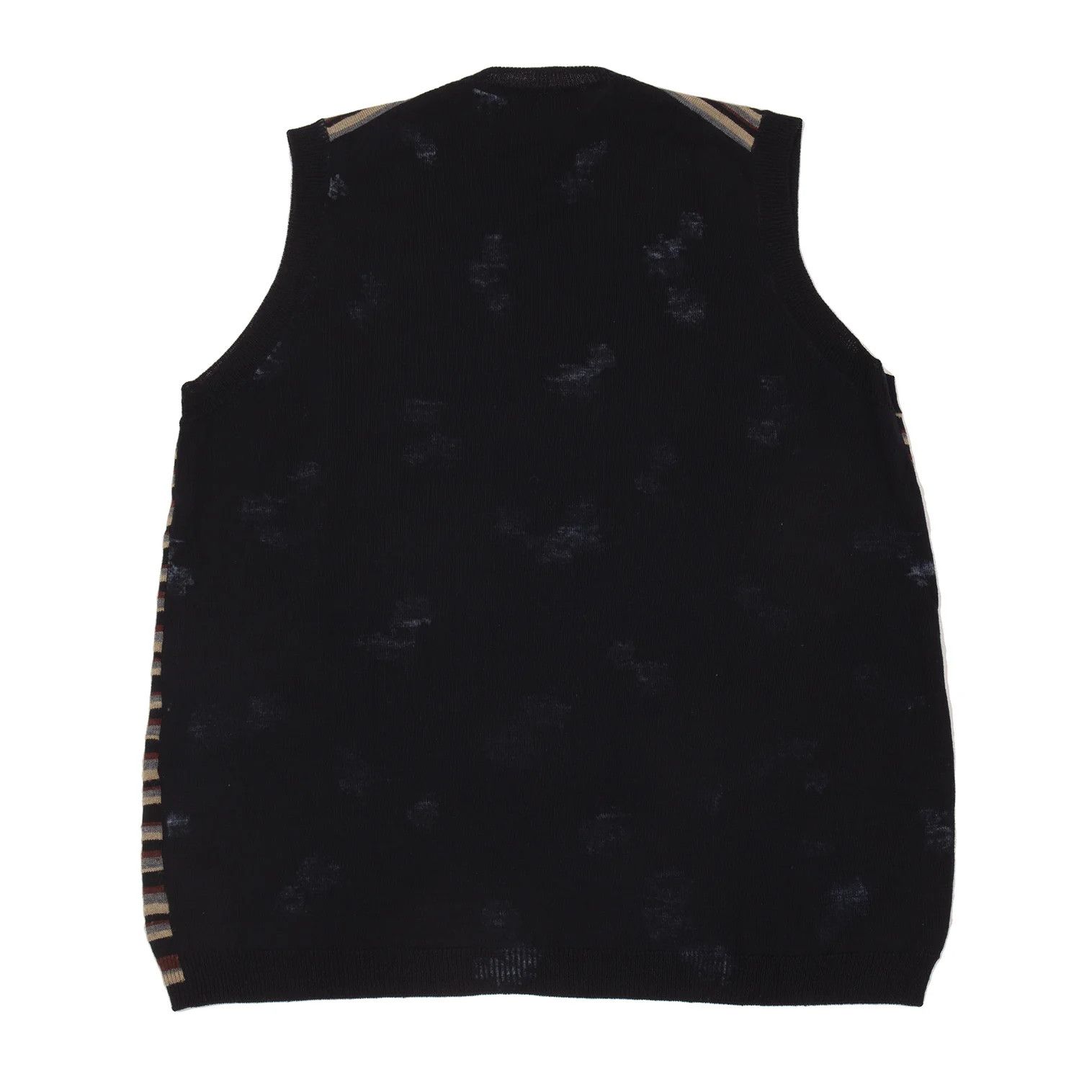 Comme des Garcons Homme Plus Bleached Stripe Knit Vest in Navy and Other Colors Size US M / EU 48-50 / 2 - 9 Thumbnail