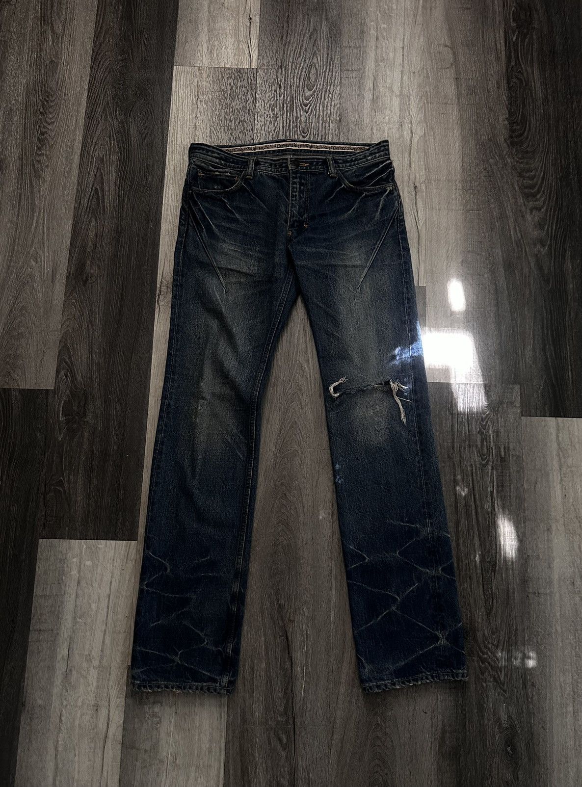 image of Number N Ine Number (N)Ine Ss07 “About A Boy” Pain Denim, Men's (Size 32)