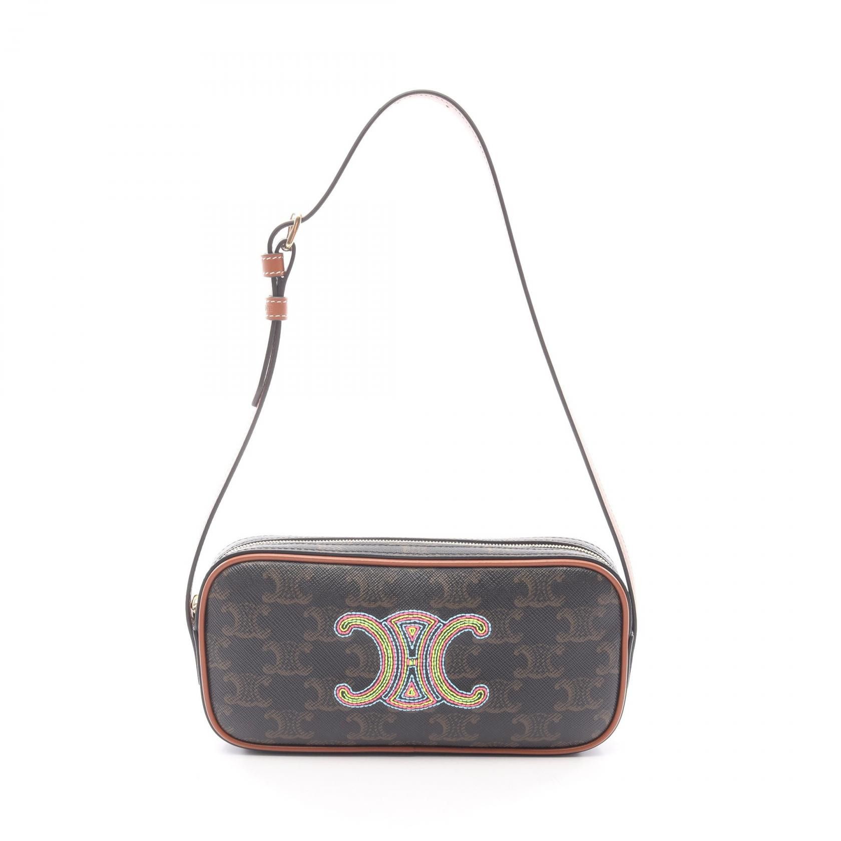 Celine Celine Celine Cuir Triomphe mini camera bag shoulder bag Leather Shoulder Bag DUTY FREE for USA Size ONE SIZE - 1 Thumbnail