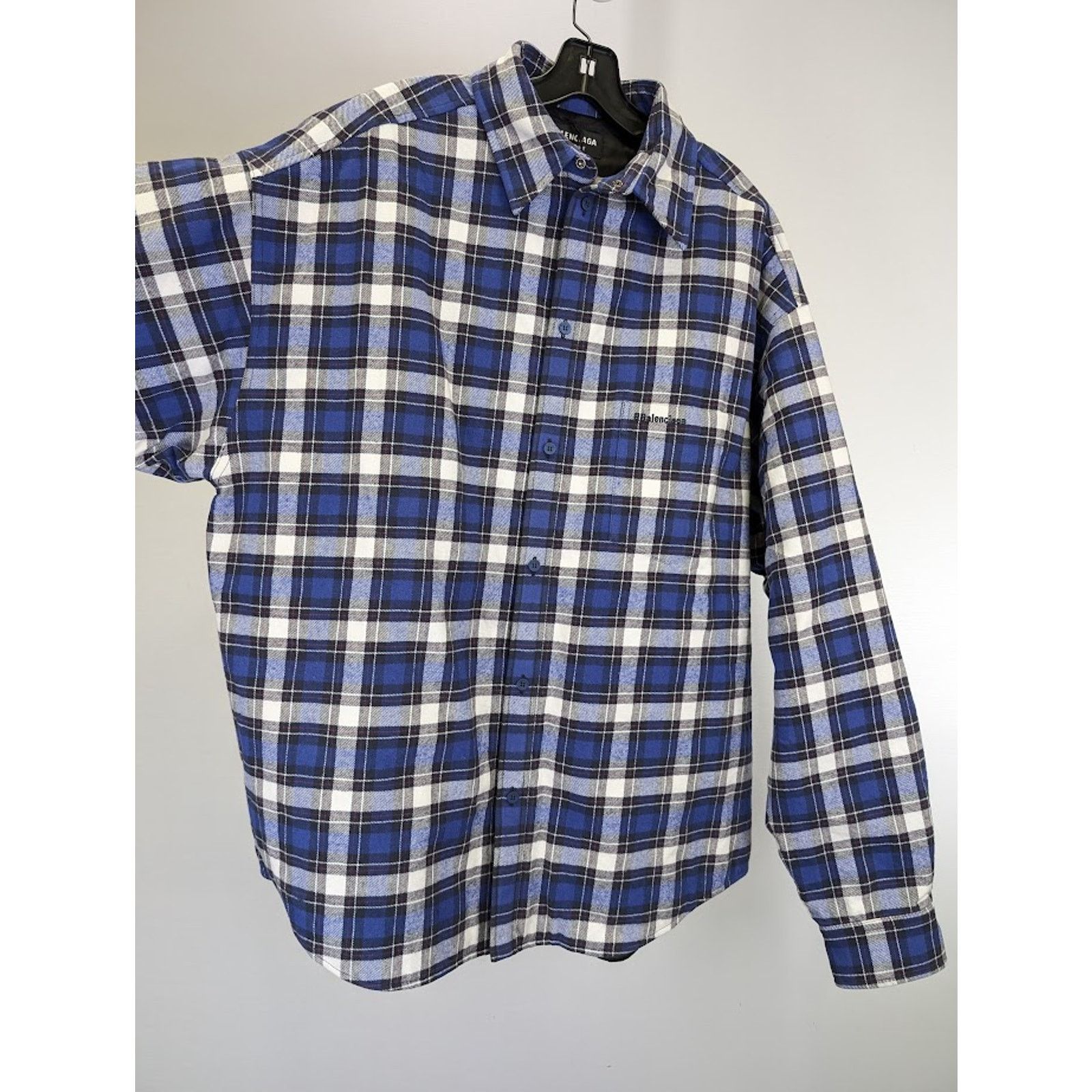 Balenciaga o1rshd1 Dress Shirt in Multicolor Size US S / EU 44-46 / 1 - 8 Thumbnail