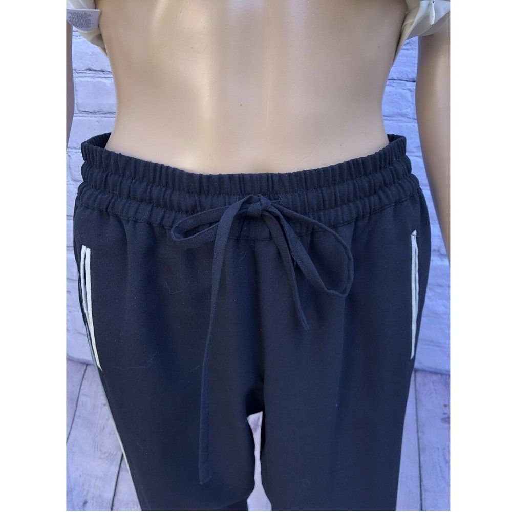 Joie Joie Black Jogger Pants White Trim Size S Size 28" / US 6 / IT 42 - 7 Thumbnail