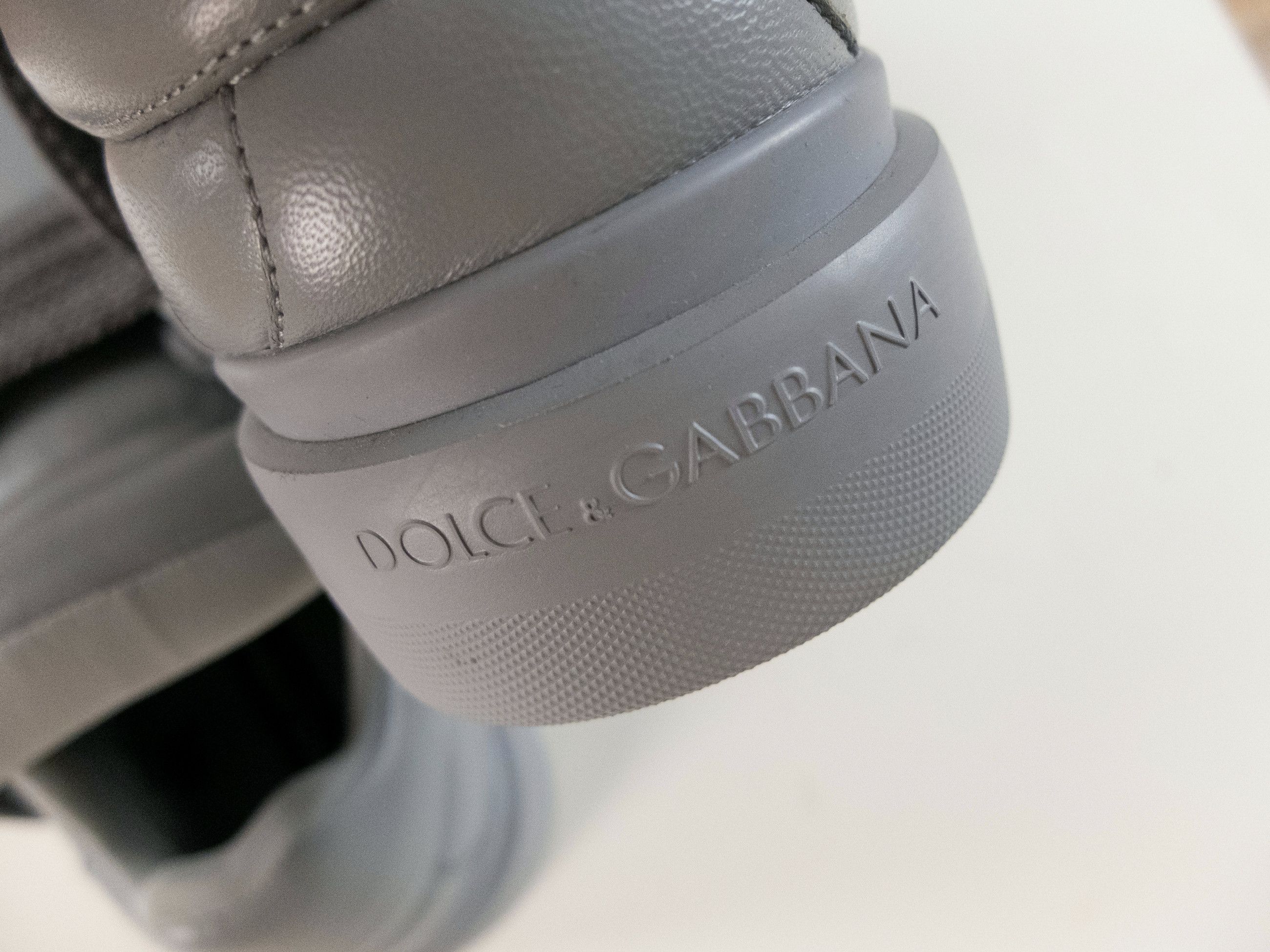 Dolce & Gabbana DOLCE & GABBANA SNK gray Mega Skate leather sneakers Size US 9 / EU 42 - 7 Thumbnail