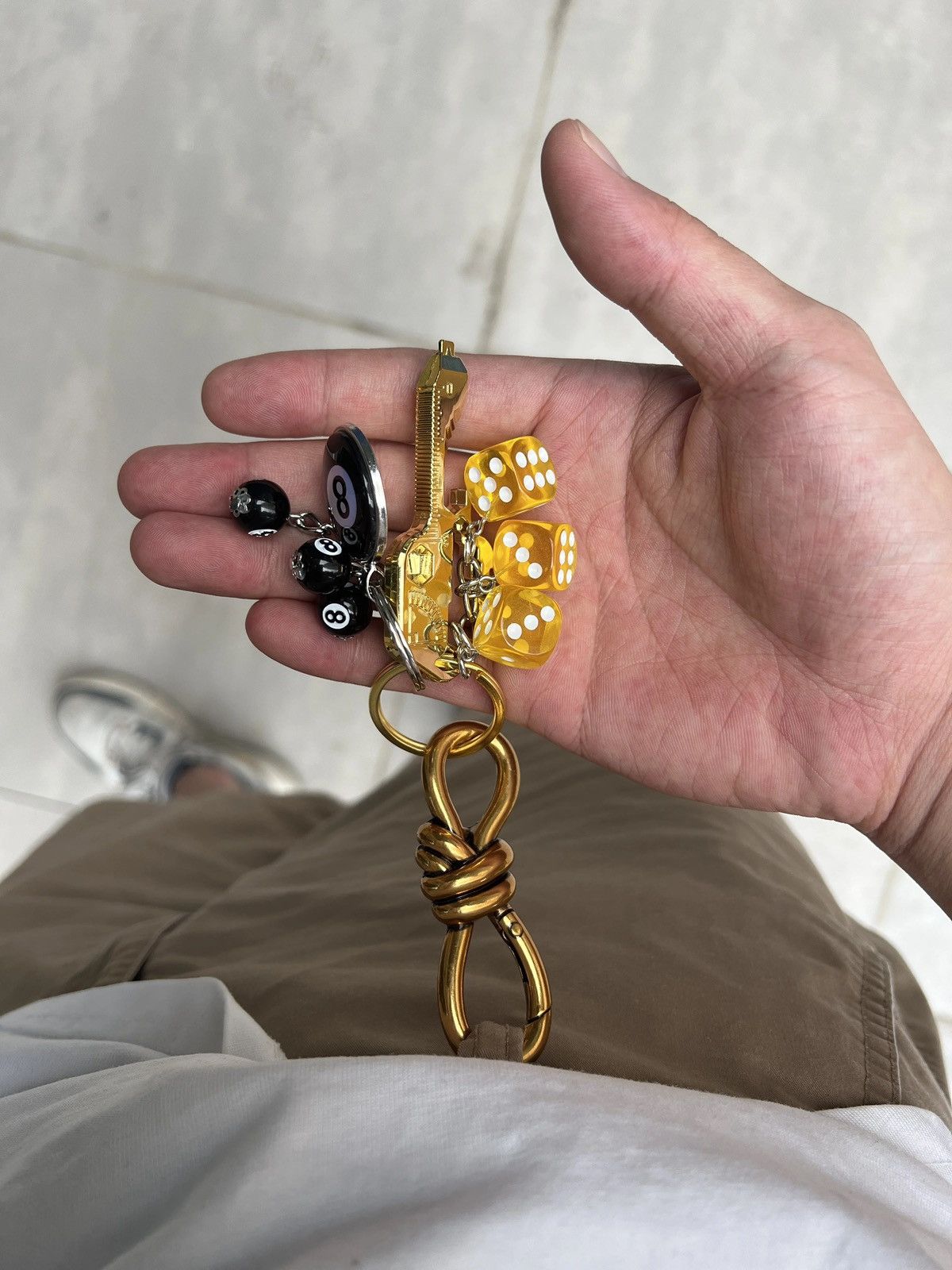 Vintage Golden Chain Jeans Carabiner Set Size ONE SIZE - 2 Thumbnail