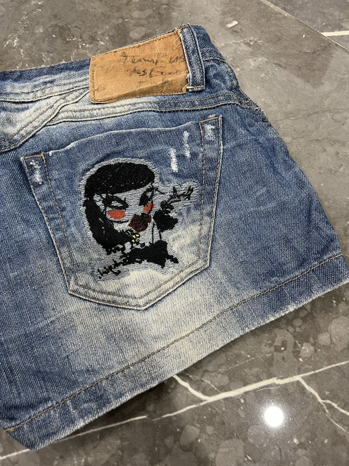 If Six Was Nine × Japanese Brand × KMRii Tankus studed vkei styled Size 31" - 5 Thumbnail
