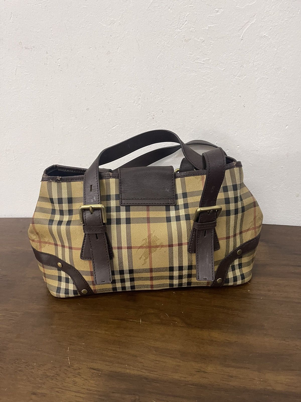 Burberry × Vintage Burberry haymarket nova check shoulder bag (see photo) Size ONE SIZE - 2 Thumbnail