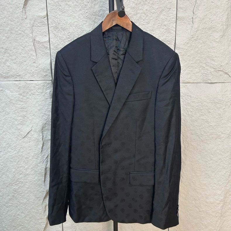 Alexander McQueen Alexander McQUEEN size 50 98 new silk classic skeleton dar Size 50S - 1 Thumbnail