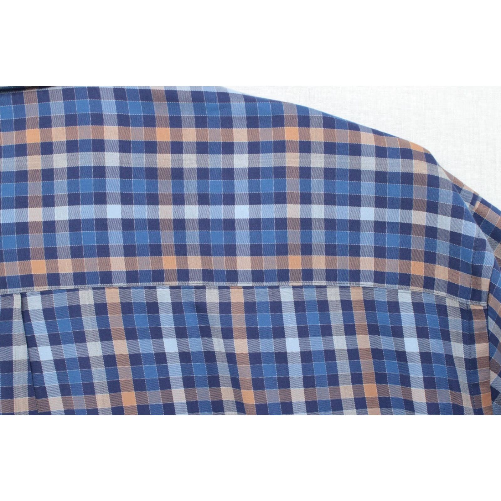 Peter Millar VINTAGE Peter Millar Shirt Men's XL Blue Check Stretch Button Down Preppy Golfer Modern Size US XL / EU 56 / 4 - 4 Thumbnail