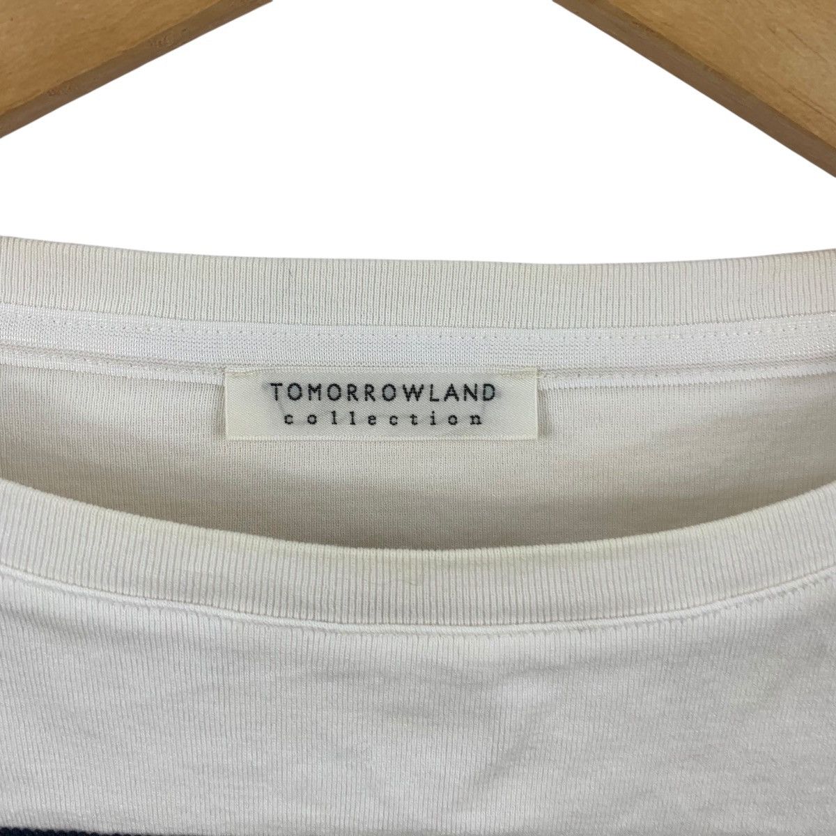 Tomorrowland TOMORROWLAND COLLECTION Sequinned Striped Tee Shirt Top Size S / US 4 / IT 40 - 7 Thumbnail