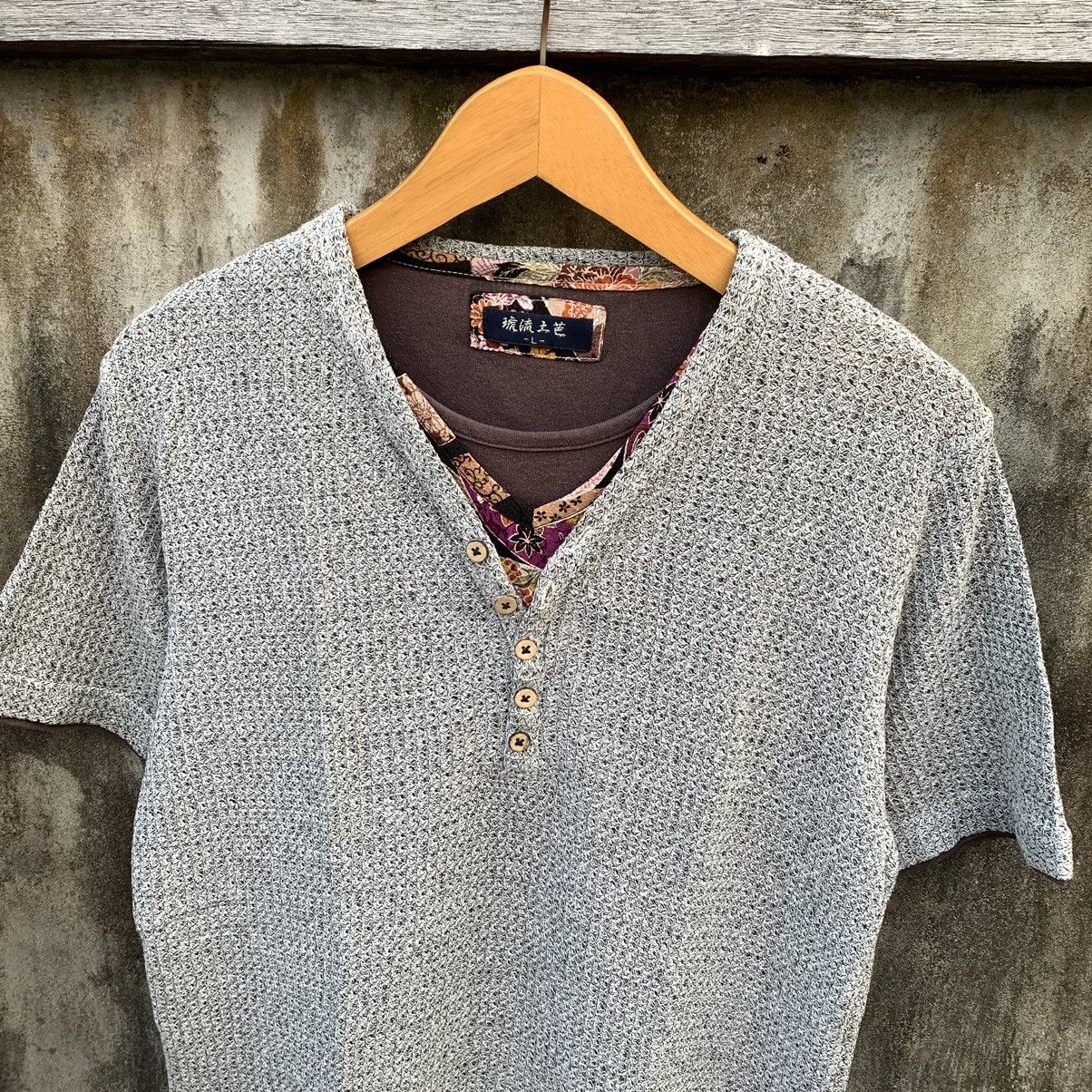 Japanese Brand JAPANESE DOUBLE LAYERS TRADITIONAL JAPAN TSHIRT LGB STYLE Size US L / EU 52-54 / 3 - 2 Thumbnail