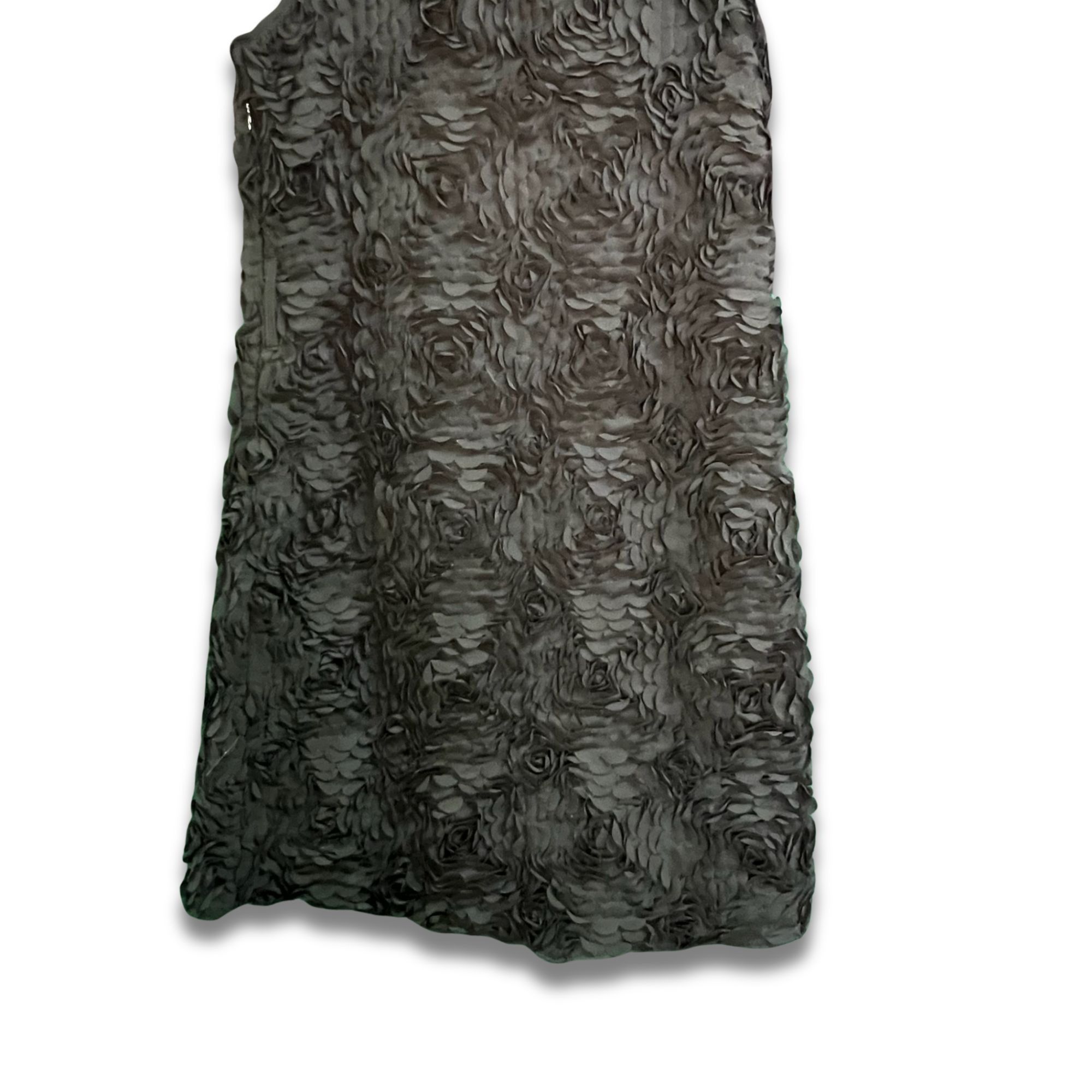 Other TED KENTON Black Floral Tulle Mini Dress US14 Sleeveless Ele Size XL / US 12-14 / IT 48-50 - 4 Thumbnail