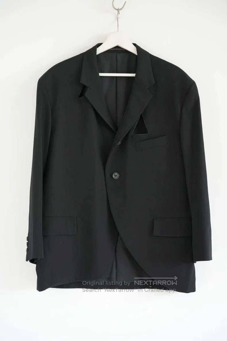 Yohji Yamamoto 92ss Triangle Cutout Blazer.