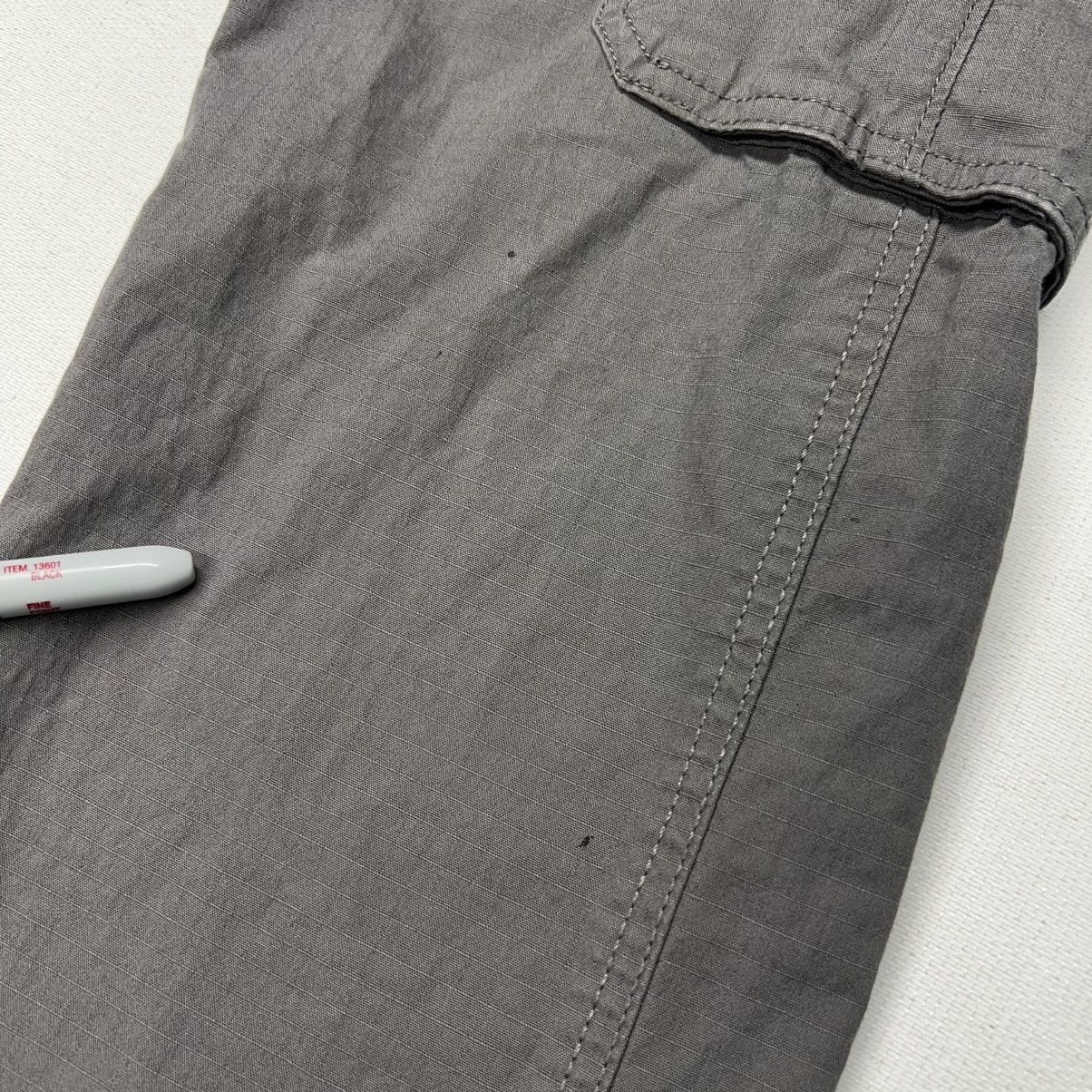 Levi's Levis Cargo Pants Grey Ripstop Straight Tactical Y2K Size US 29 - 4 Thumbnail