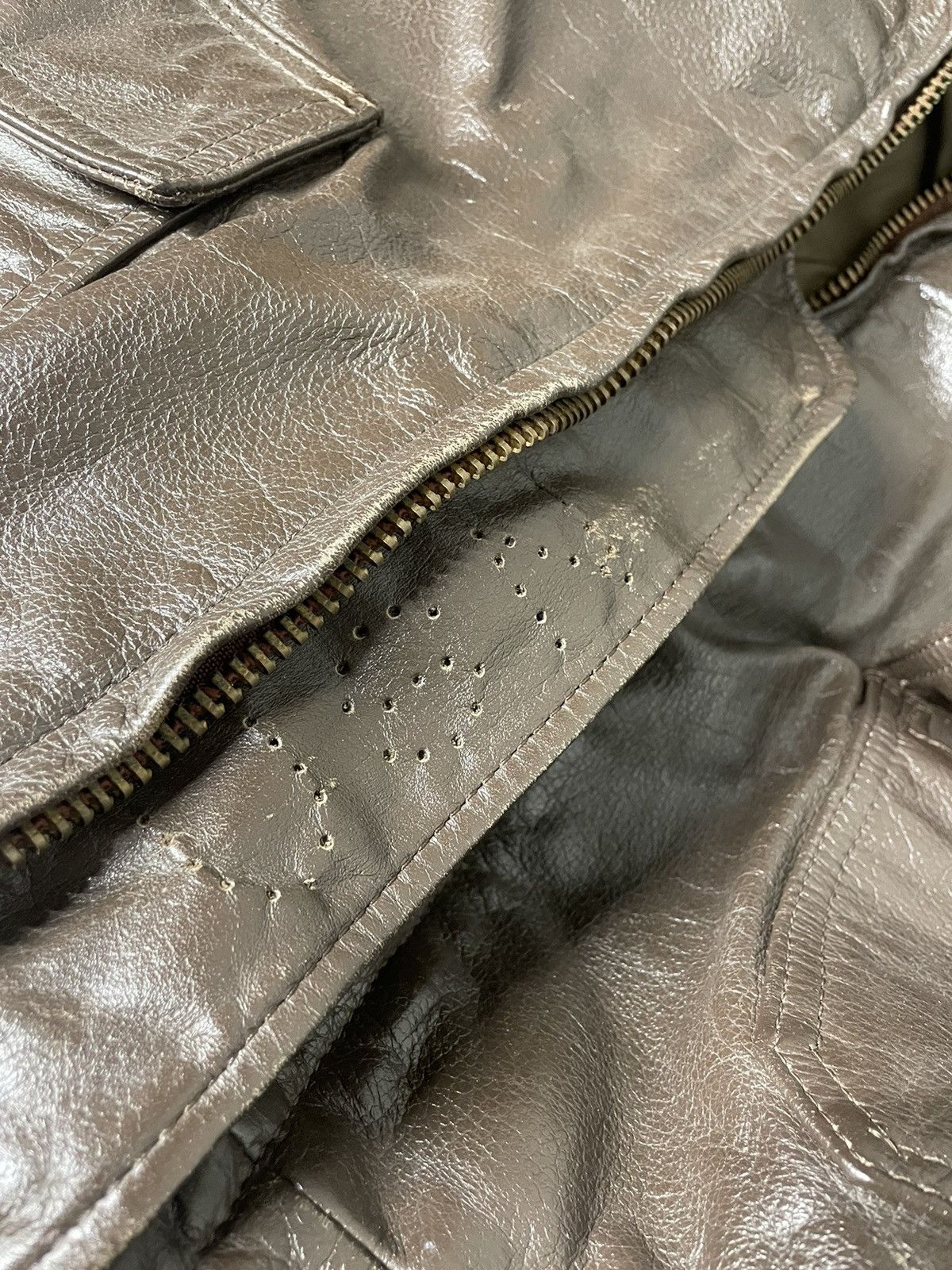 Other 70’s Leather G1 USN Flight Bomber Jacket Size US M / EU 48-50 / 2 - 4 Thumbnail