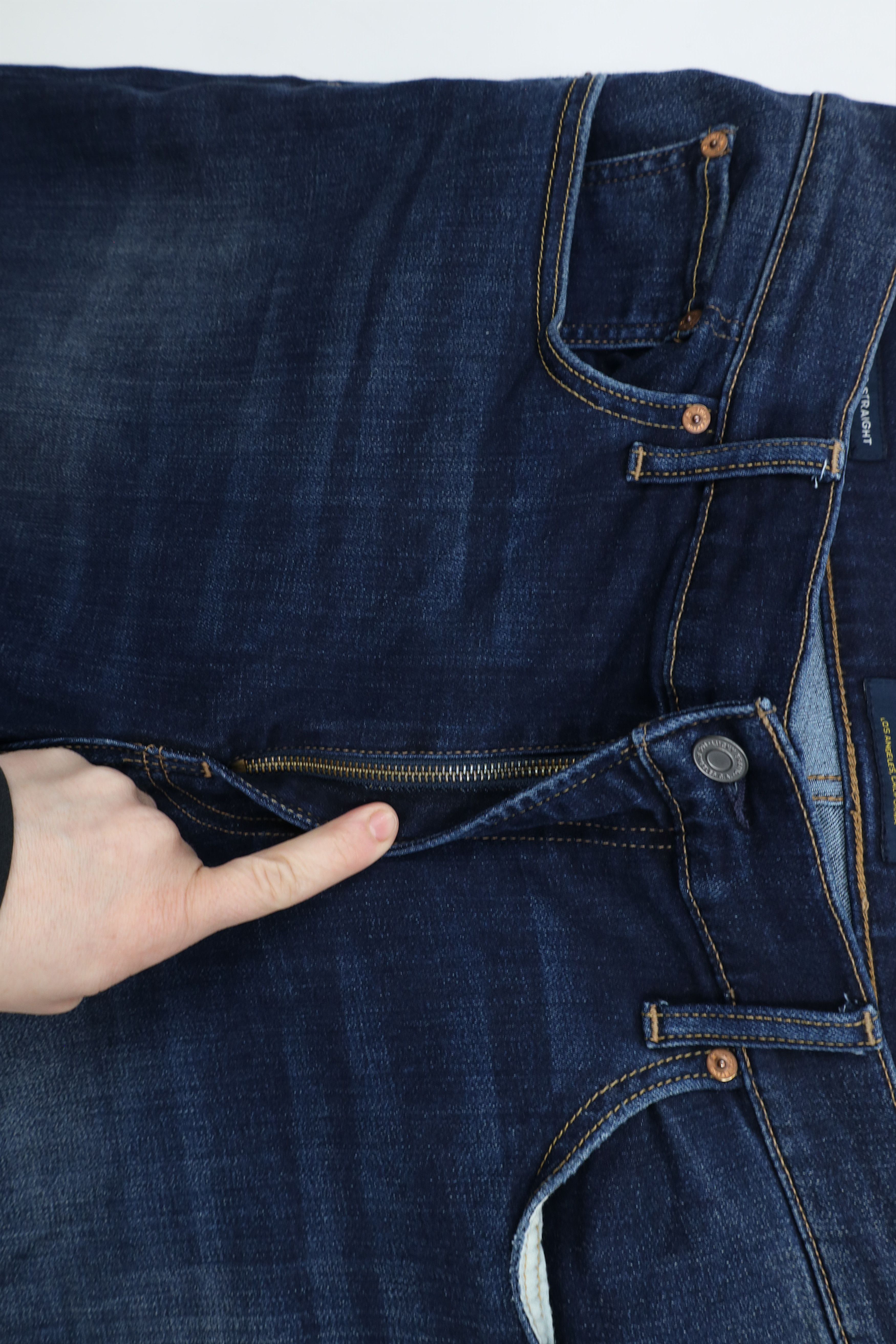 Lucky Brand × Vintage Vintage Lucky Brand Relaxed Straight Wide Leg Denim Jeans Size US 36 / EU 52 - 6 Thumbnail