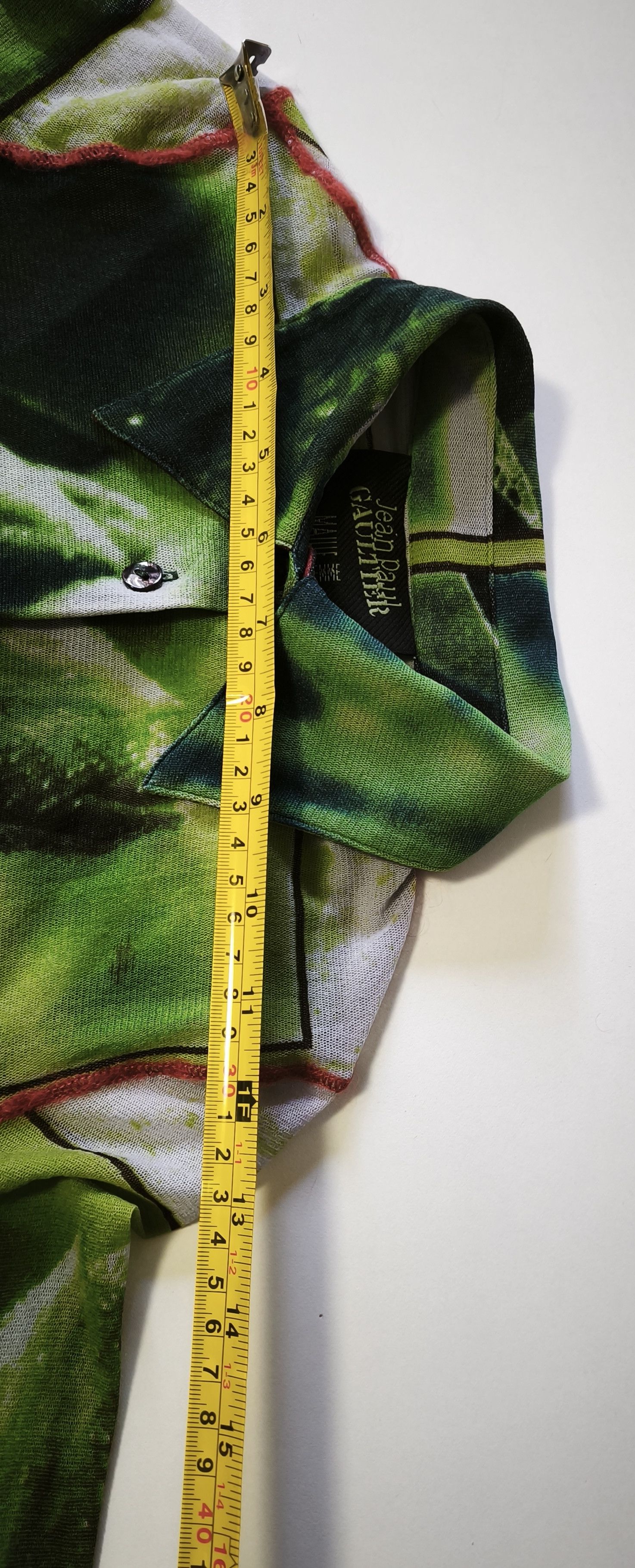 Jean Paul Gaultier Sping 2002 - Plants Photos print mesh top Size S / US 4 / IT 40 - 6 Thumbnail